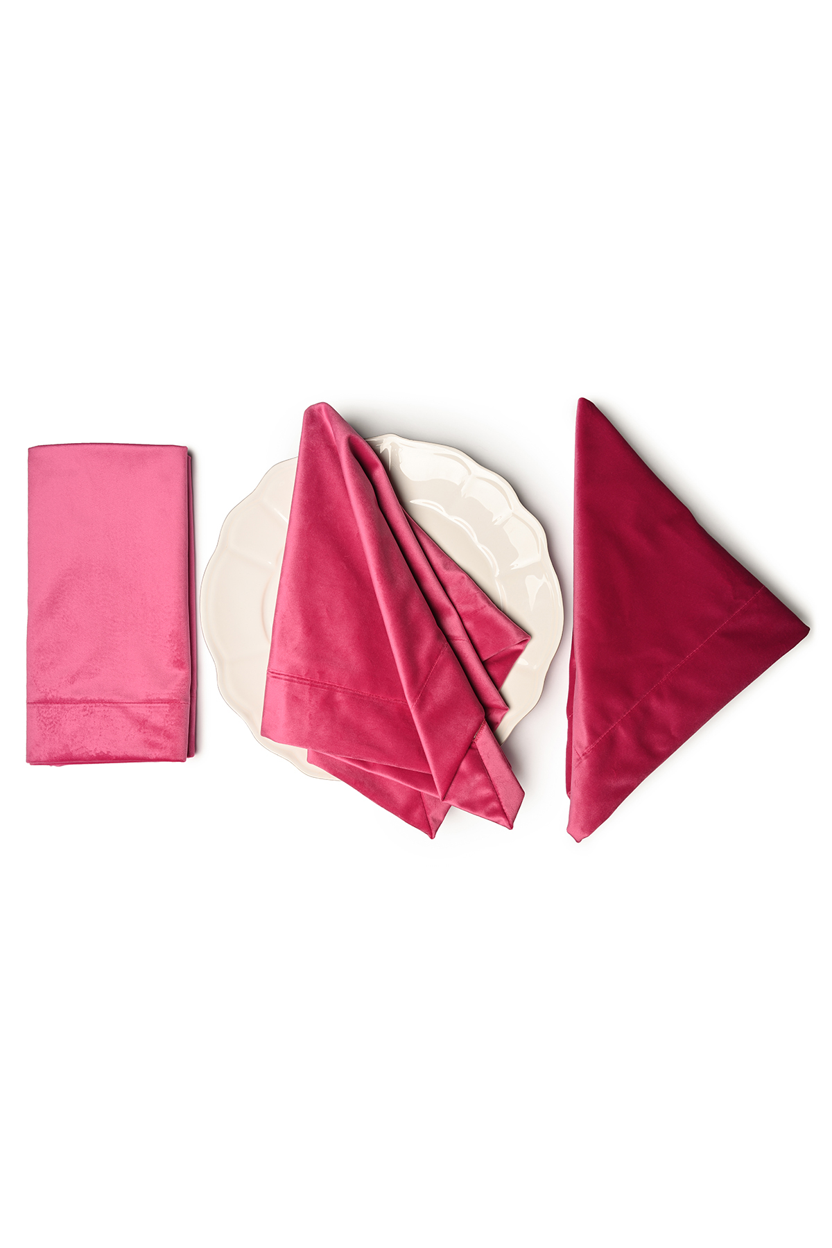 VELLUTO Magenta Napkins
