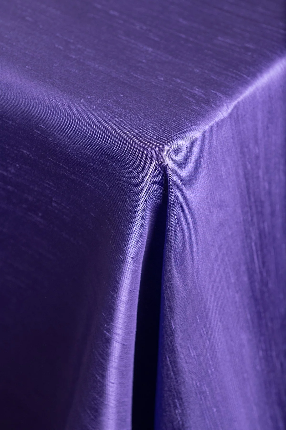SHANTUNG Purple Table Linen