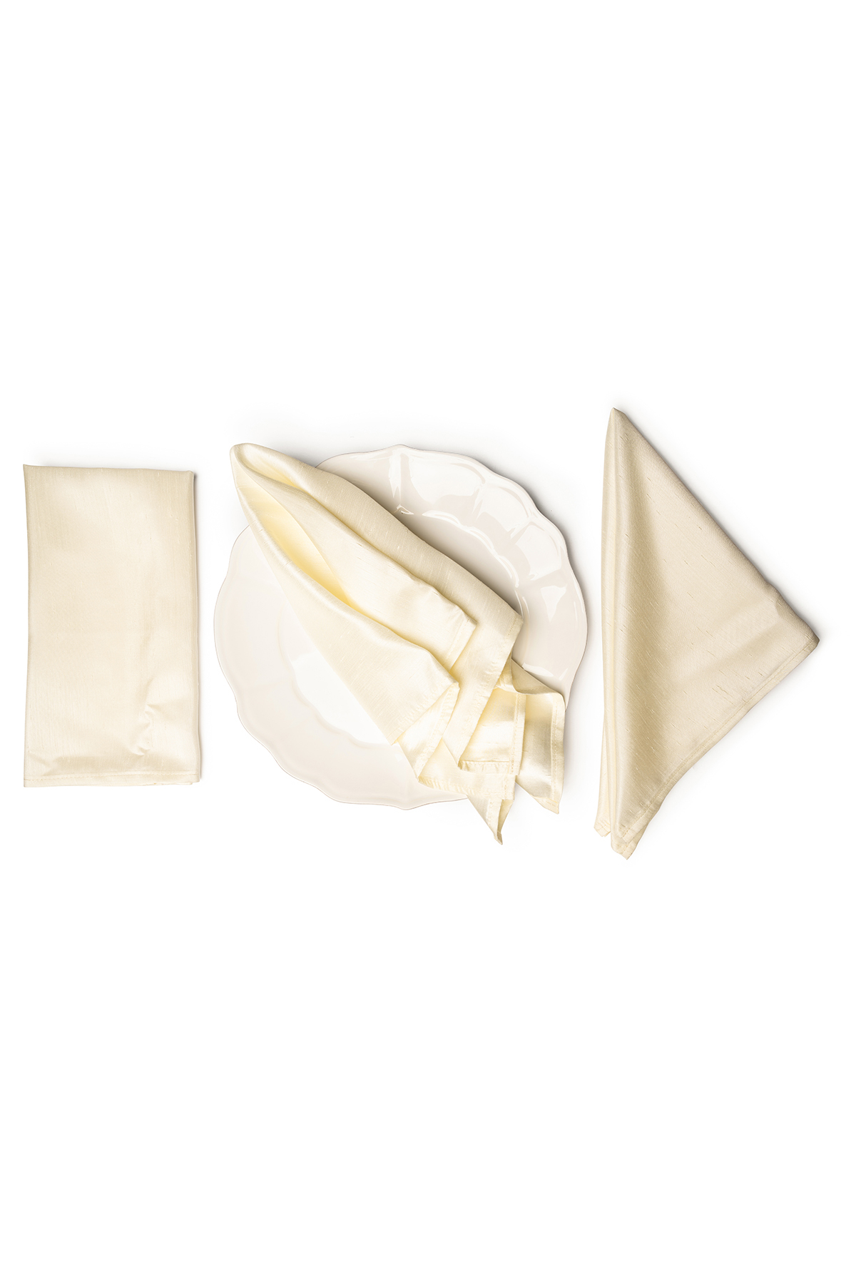 SHANTUNG Bone Napkins