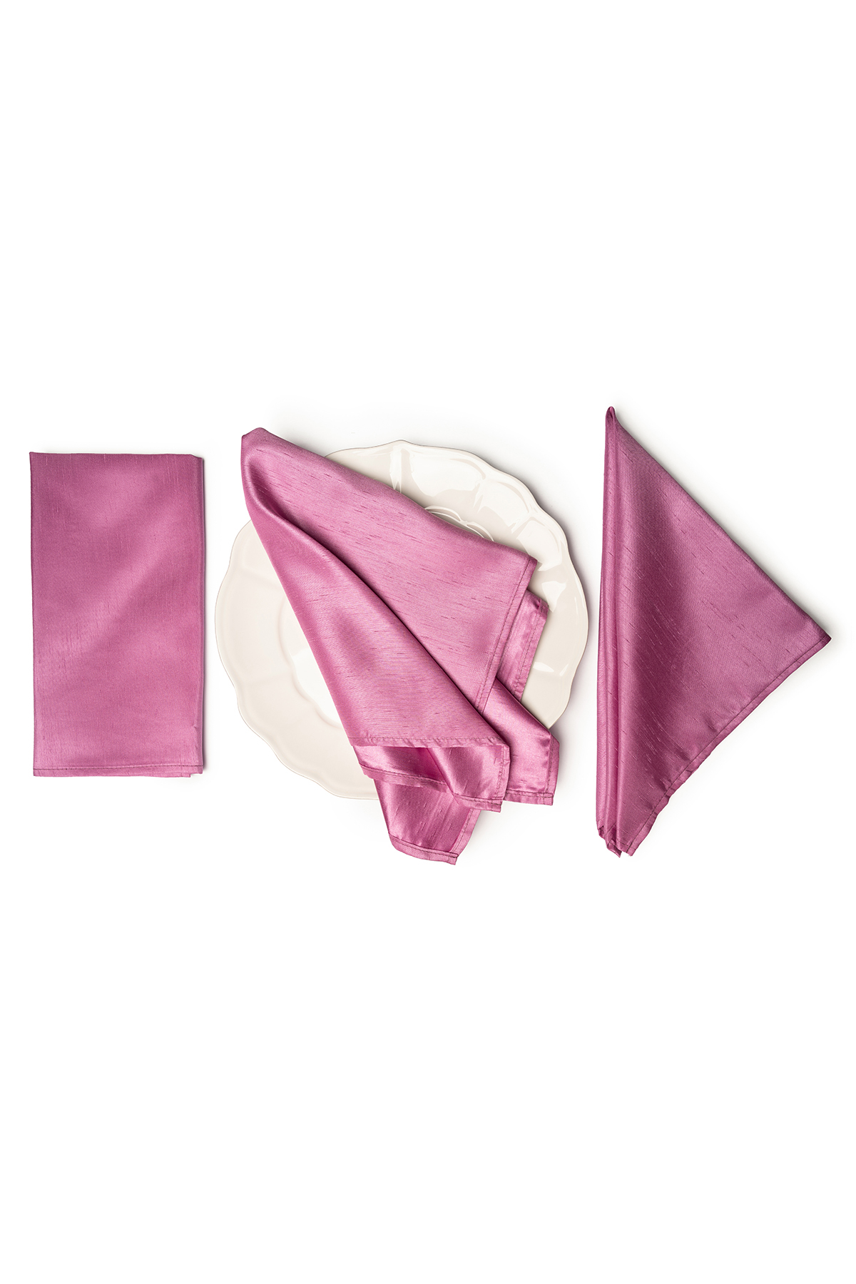 SHANTUNG Iris Napkins