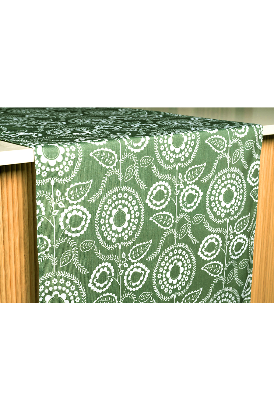 AIMEE Green Table Runner