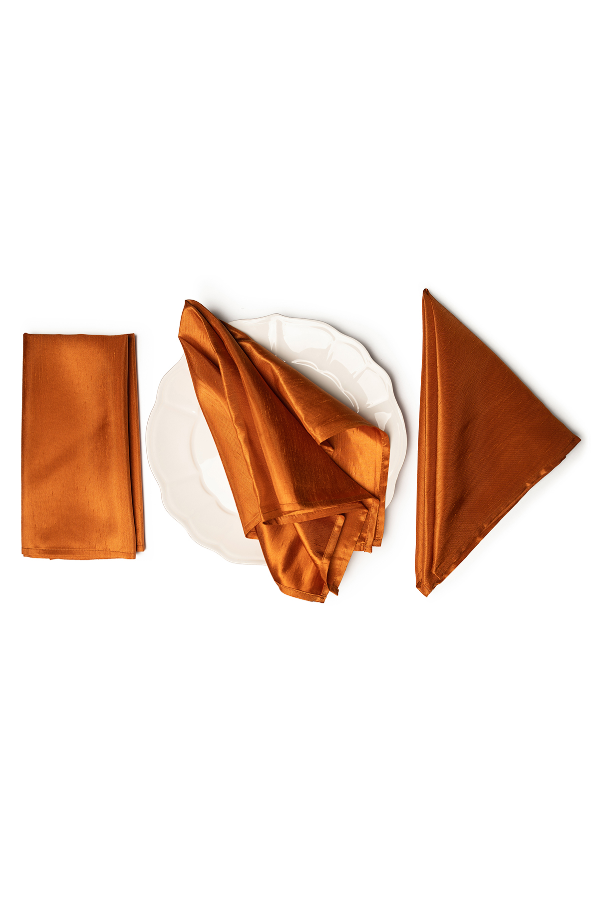 SHANTUNG Ginger Napkins