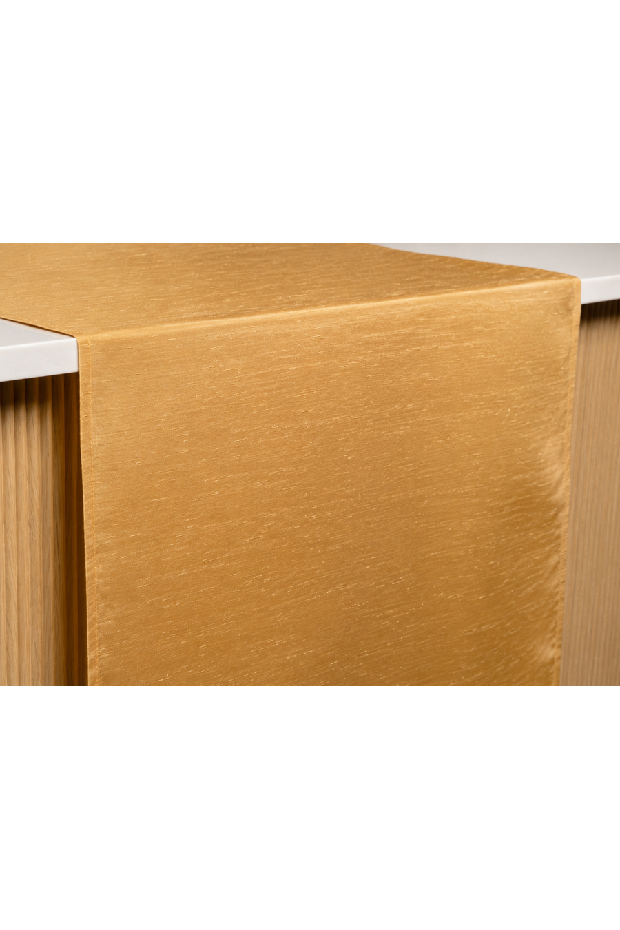 SHANTUNG Gold Table Runner