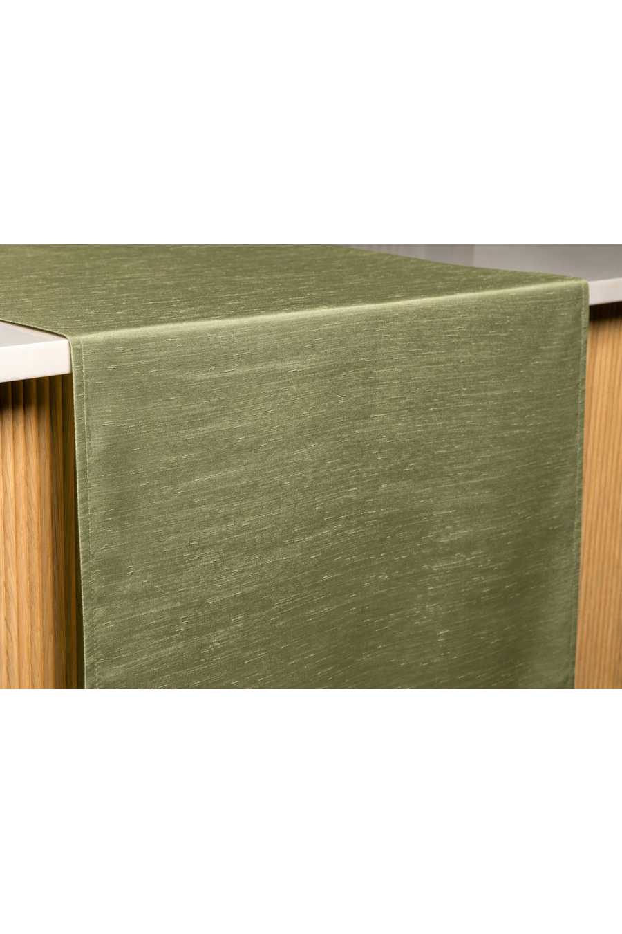 SHANTUNG sage Table Runner.png
