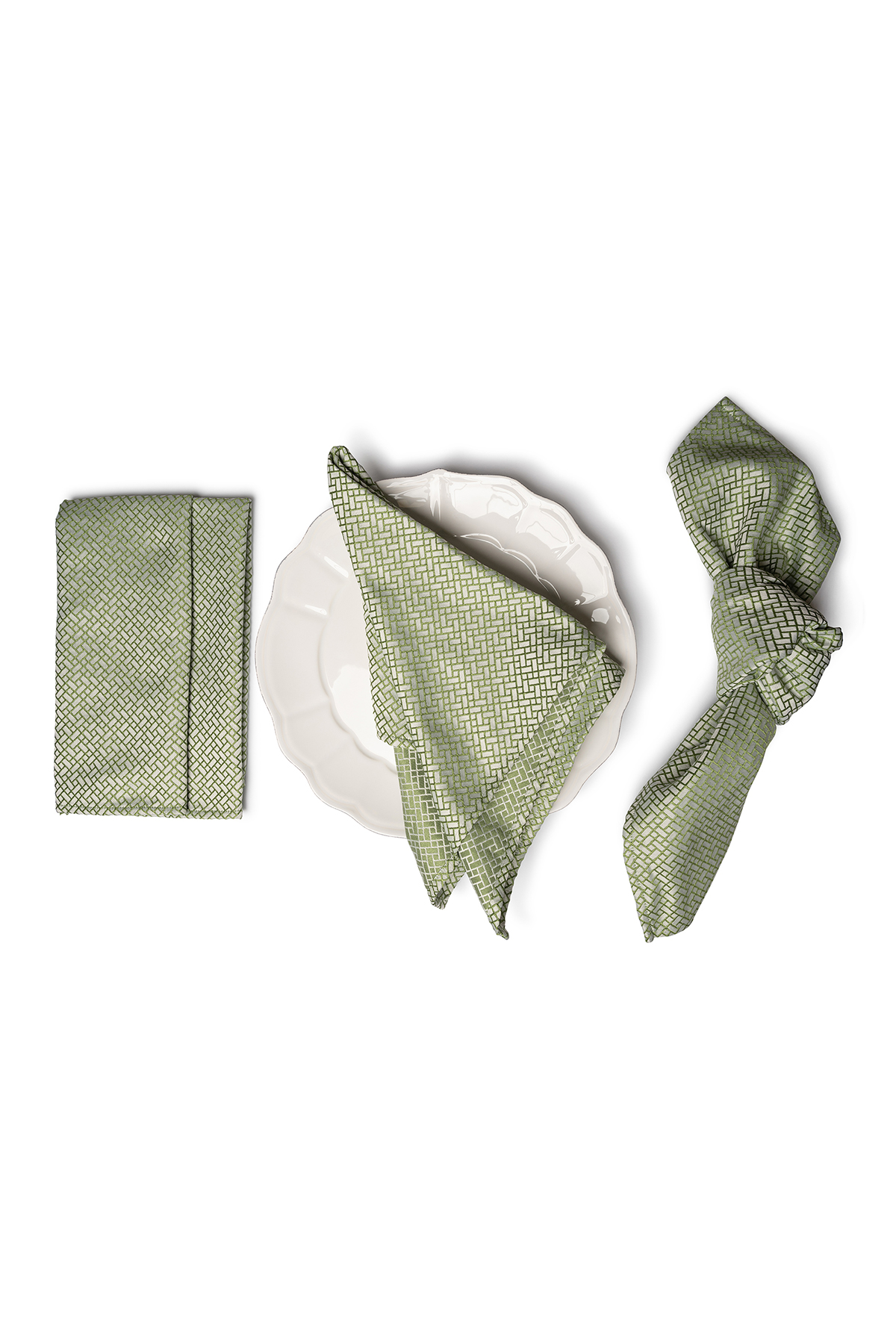 TRELLIS Green Napkins