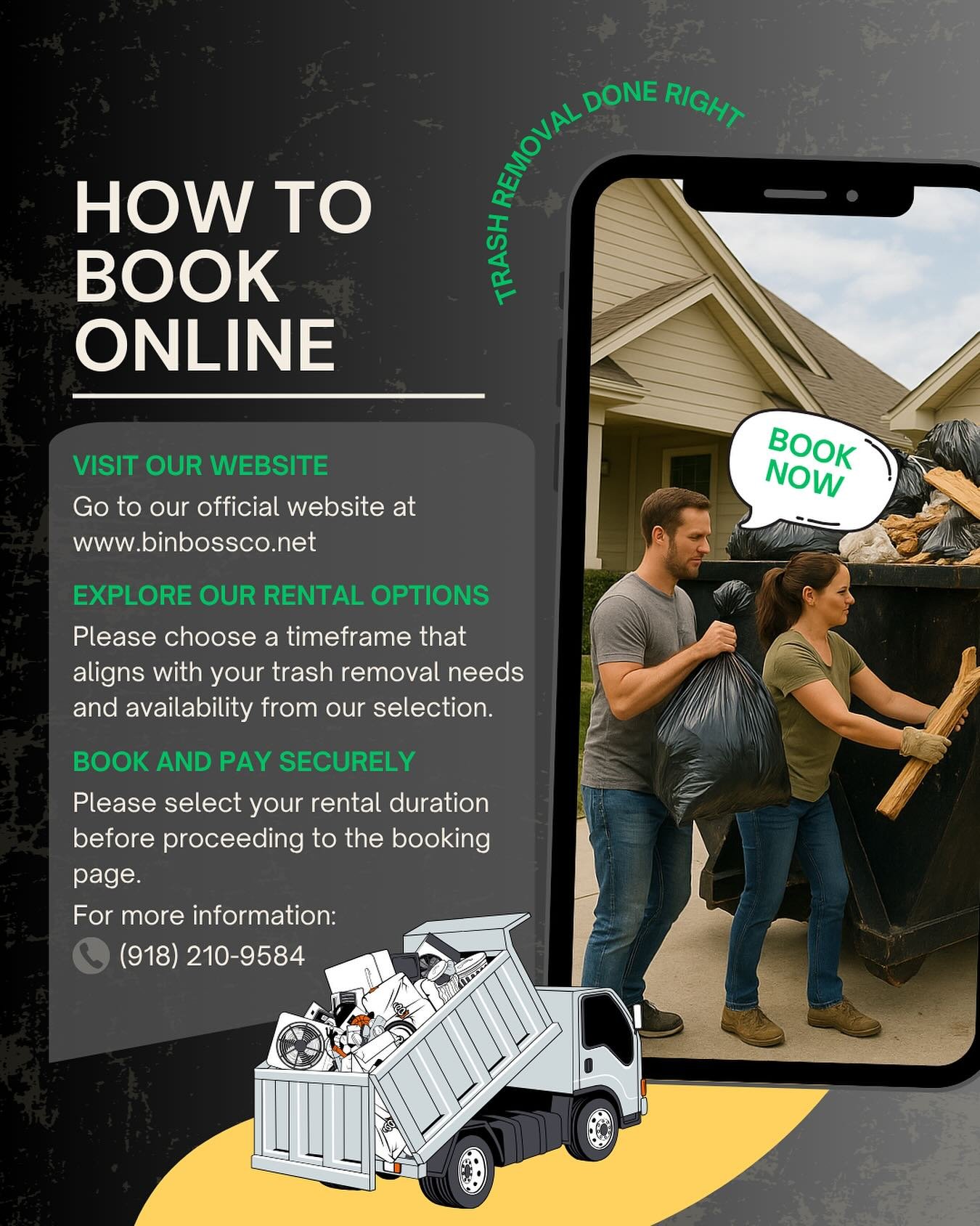 ✨ Ready to clear out the clutter and make room for new energy? ✨
Whether you&rsquo;re renovating, moving, or finally tackling that &ldquo;I&rsquo;ll deal with it later&rdquo; corner&hellip; we&rsquo;ve got you.

Our roll-off dumpsters make clean-ups 