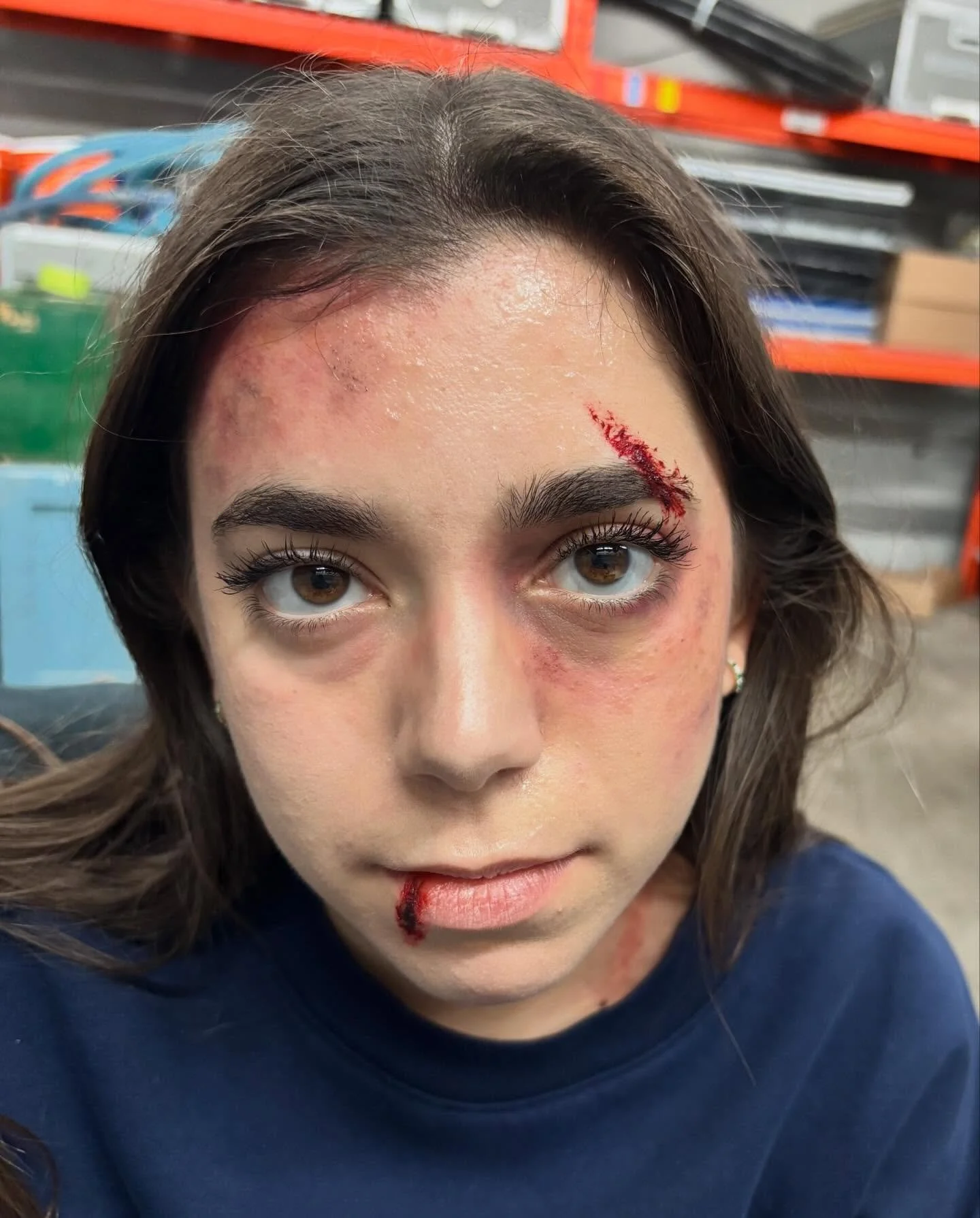 What&rsquo;s that? You want more The Night She Disappeared Content? Say less bestie 🙂&zwj;↕️

Shoutout to the lovely and talented @ch2cken.l2ttle for sitting real still for me while we applied this makeup between set-ups &mdash; you are my hero 🙌

