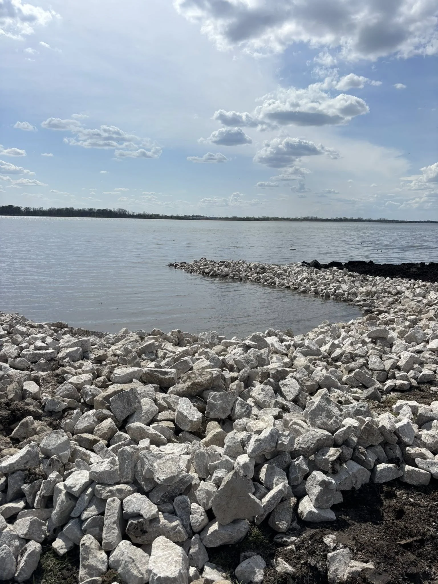Shoreline protection in Sandusky Ohio