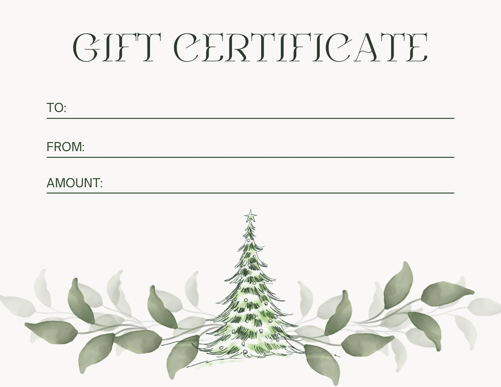 Gift Certificate