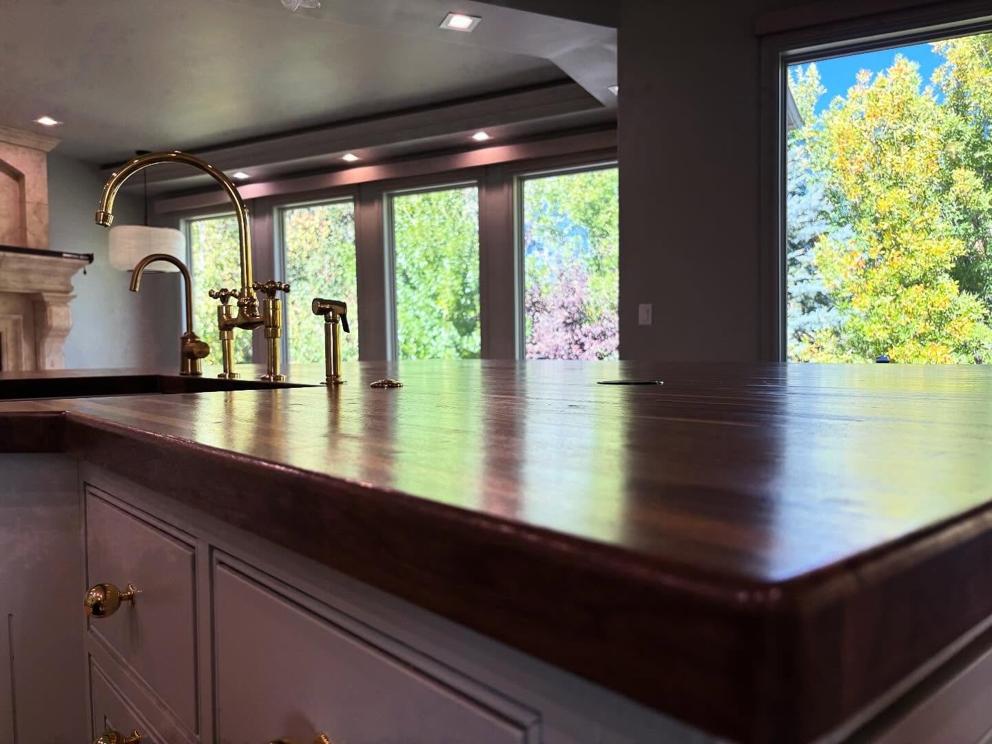 Custom walnut butcher block countertop! Send me a message for a custom quote on your next home addition!