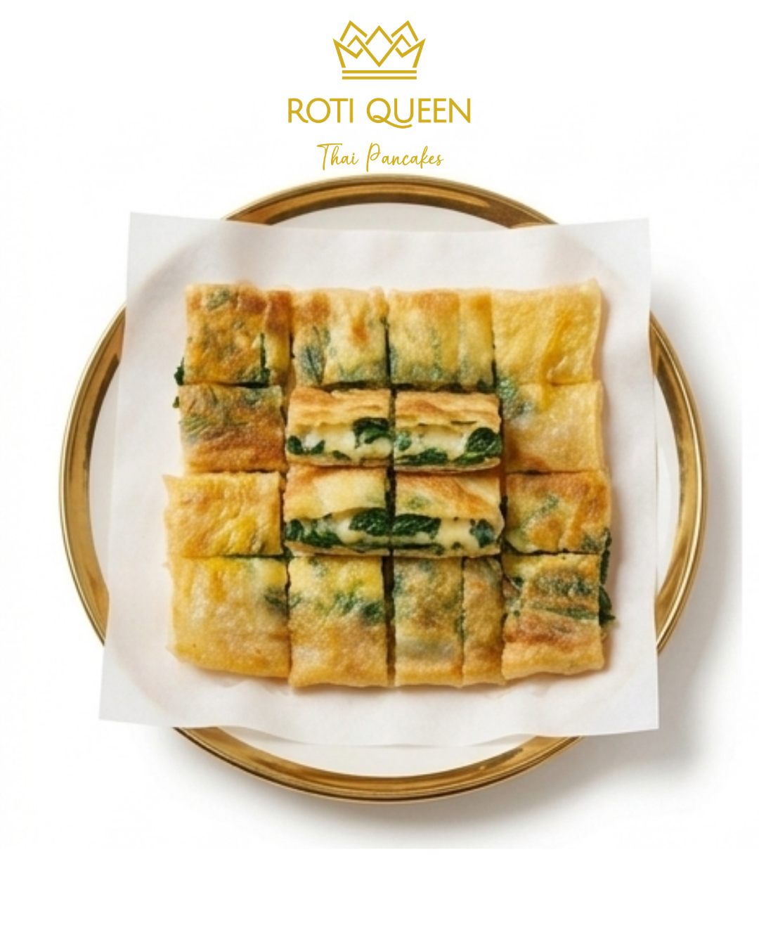 Cheesy Green โรตีผักโขมชีส