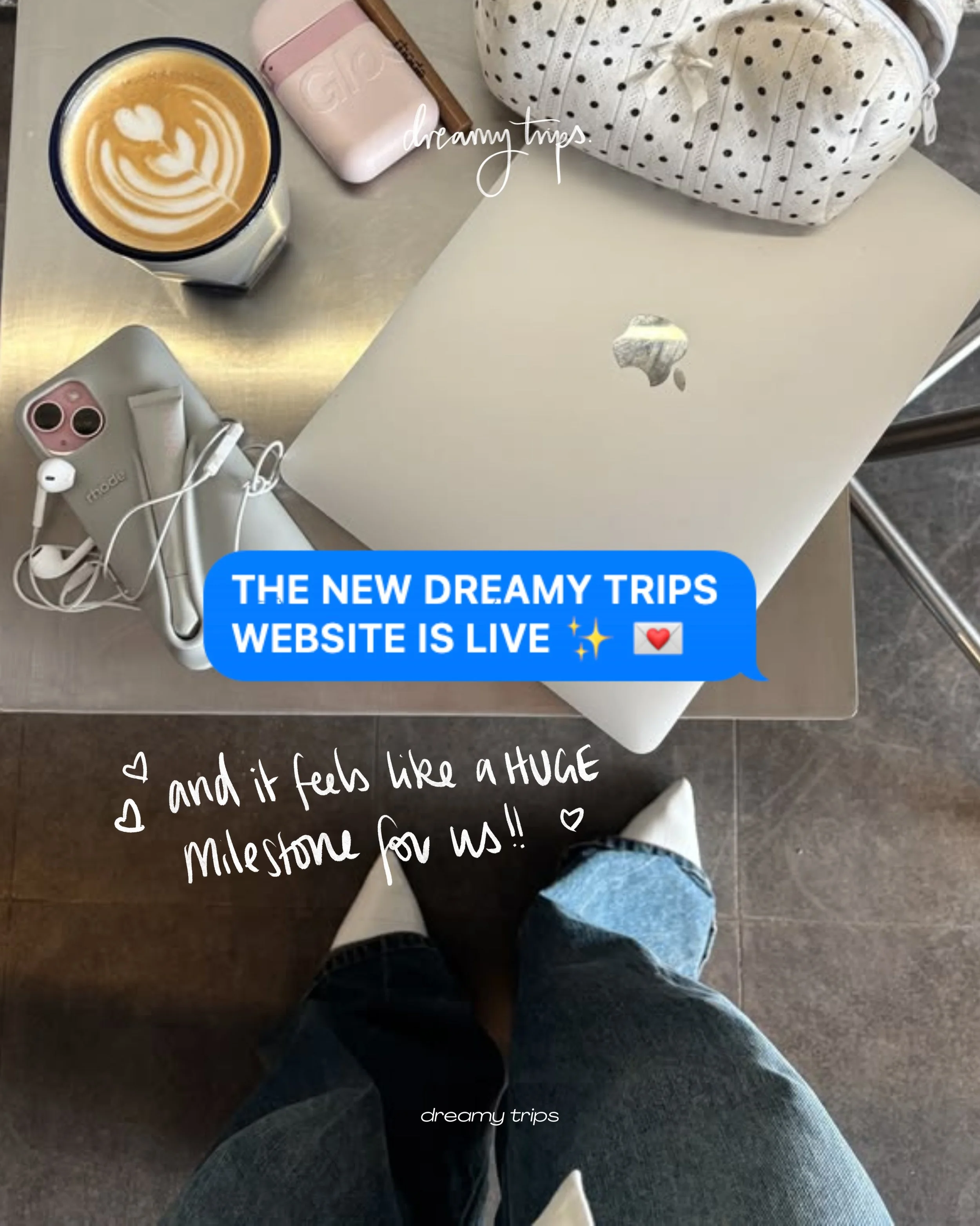 We finally did it 🤍

After almost five years, the Dreamy Trips website has had a complete makeover.

When we built our first website, Dreamy Trips looked completely different. We were a tiny team (just 1 lol), we had just a few destinations. Safe to