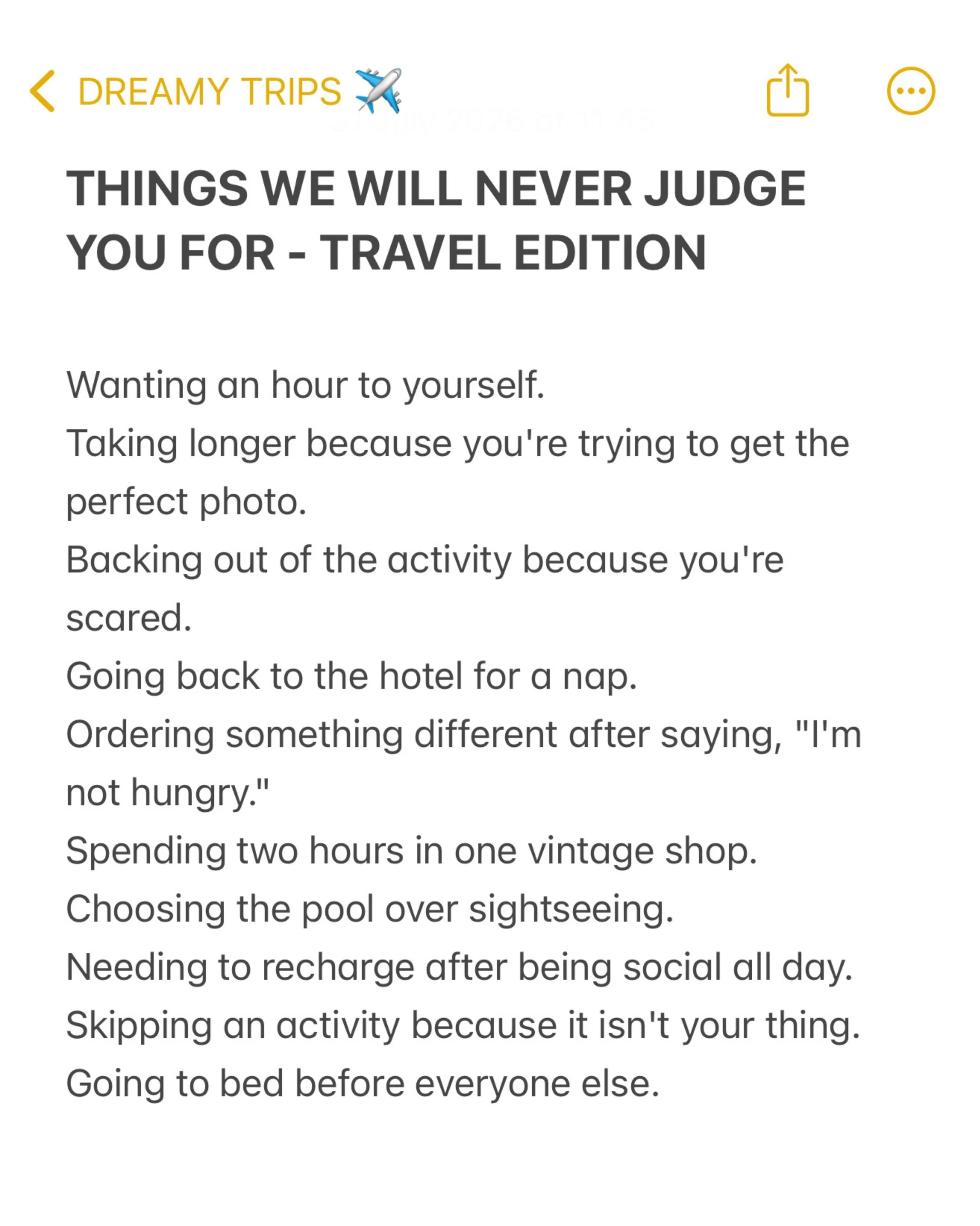 We know traveling with new people can feel a little intimidating.

You might be wondering if you&rsquo;ll slow everyone down, need a break, or feel awkward saying no to something.

The truth is... none of us travel the same way.
Some girls are up for