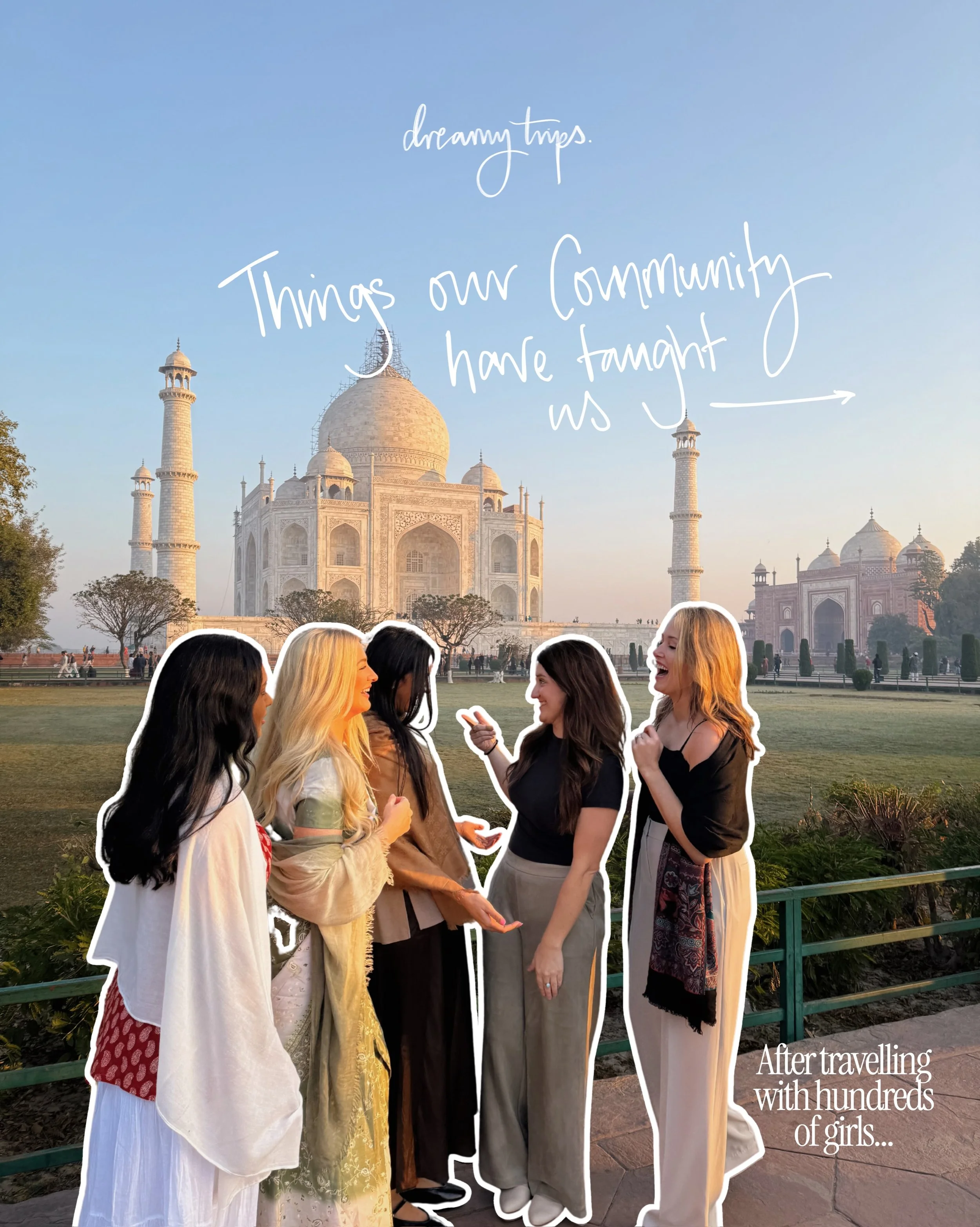 This community has taught us a lot over the years 🤍✨

Mostly that people are much braver than they think they are 🥹

Sometimes you just need someone to say, come on, book it. ✈️💌

And then suddenly you&rsquo;re getting on a plane with girls you&rs
