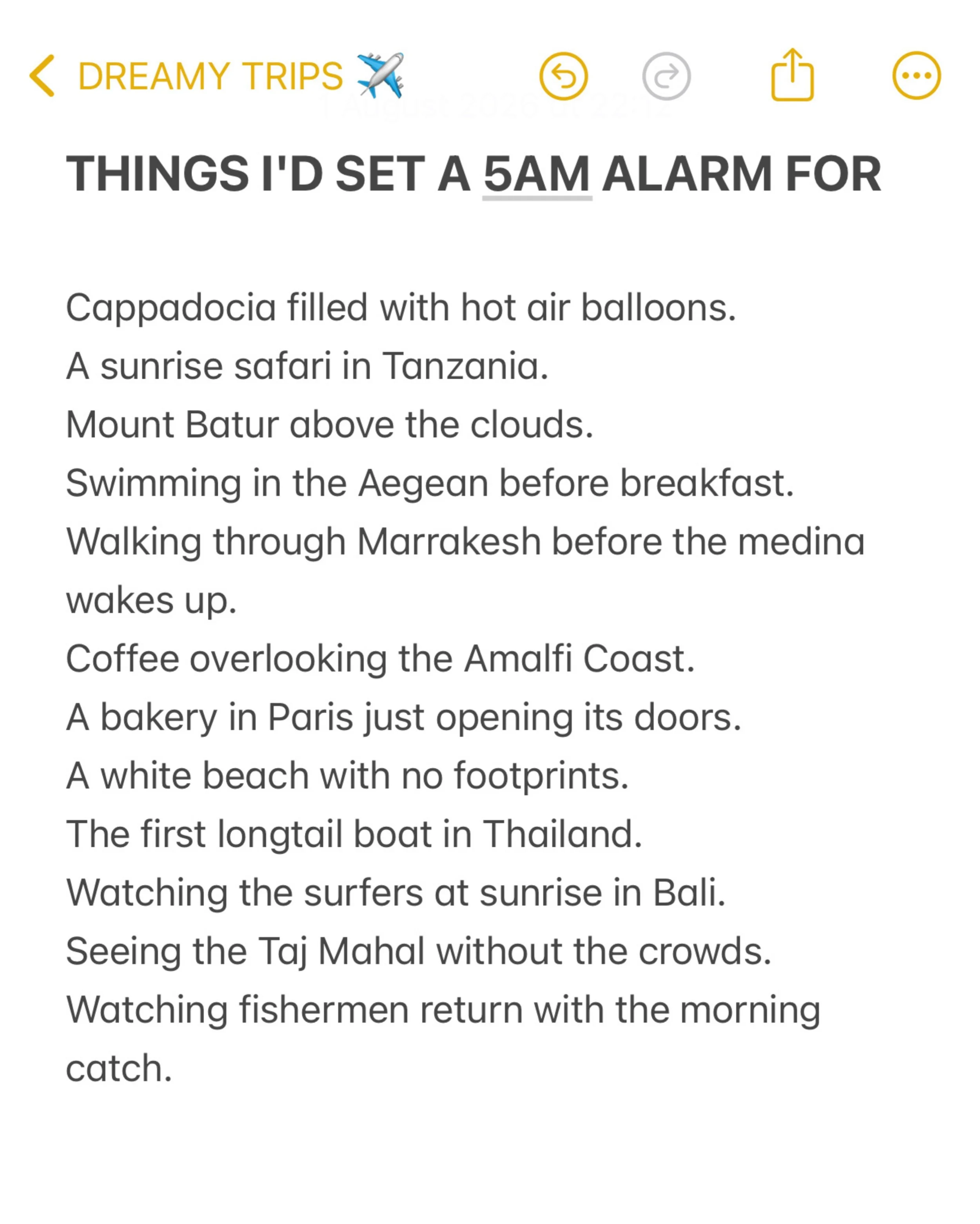 Save this for the next time you&rsquo;re debating whether to get out of bed 📌💌