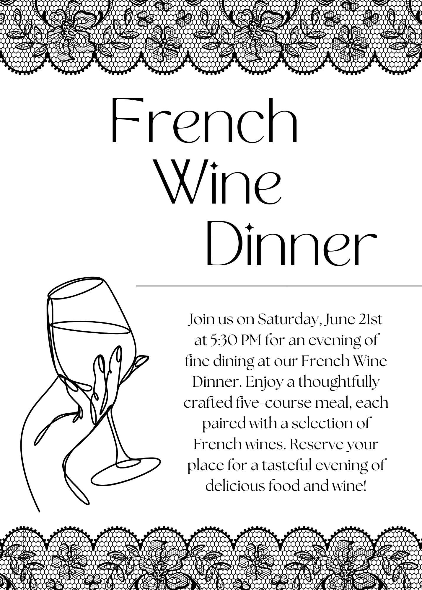 French Wine Dinner