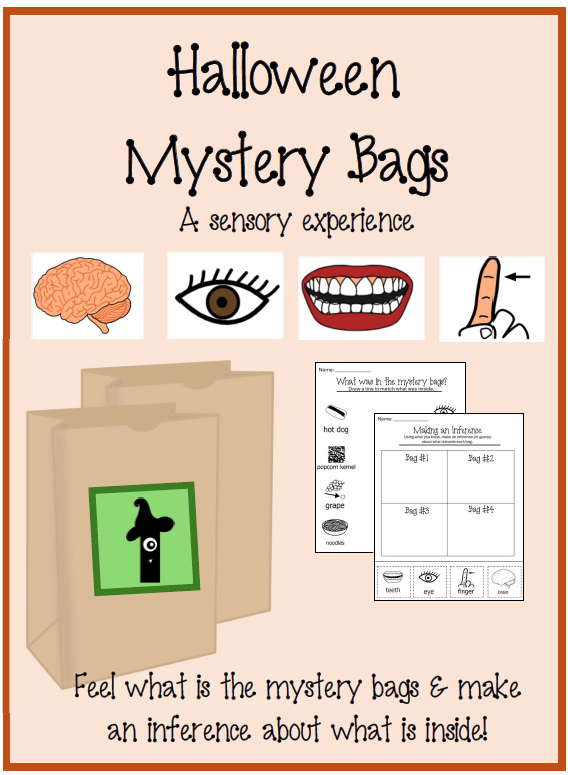 Halloween Sensory Bags | Making Predictions