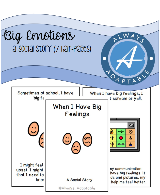 Big Emotions | Social Story