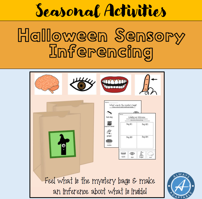 Halloween Sensory Bags | Making Predictions