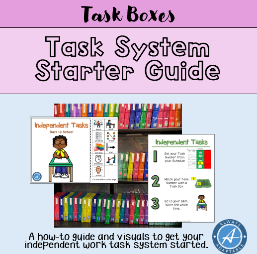 Independent Task Box System | Starter Guide