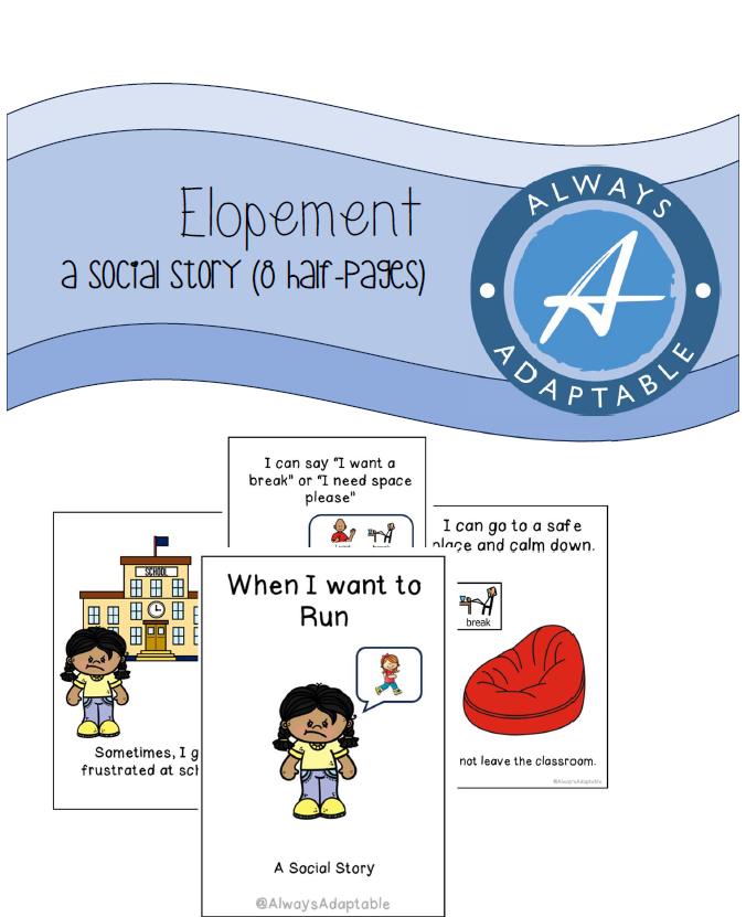 Elopement "I want to run" | Social Story