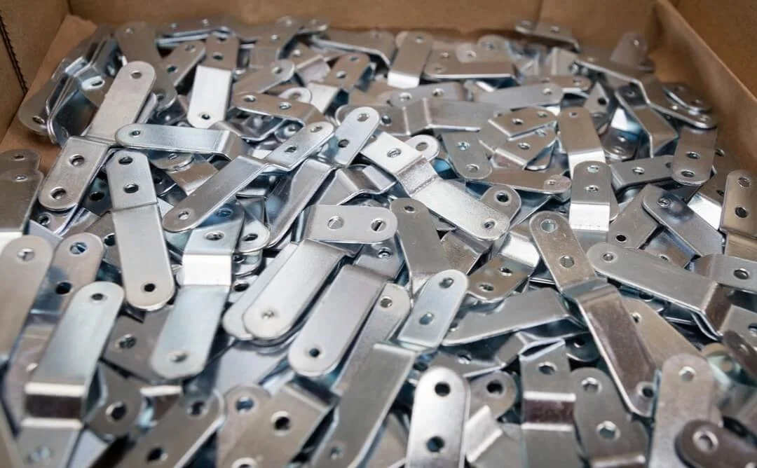 Stamped and galvanized steel parts