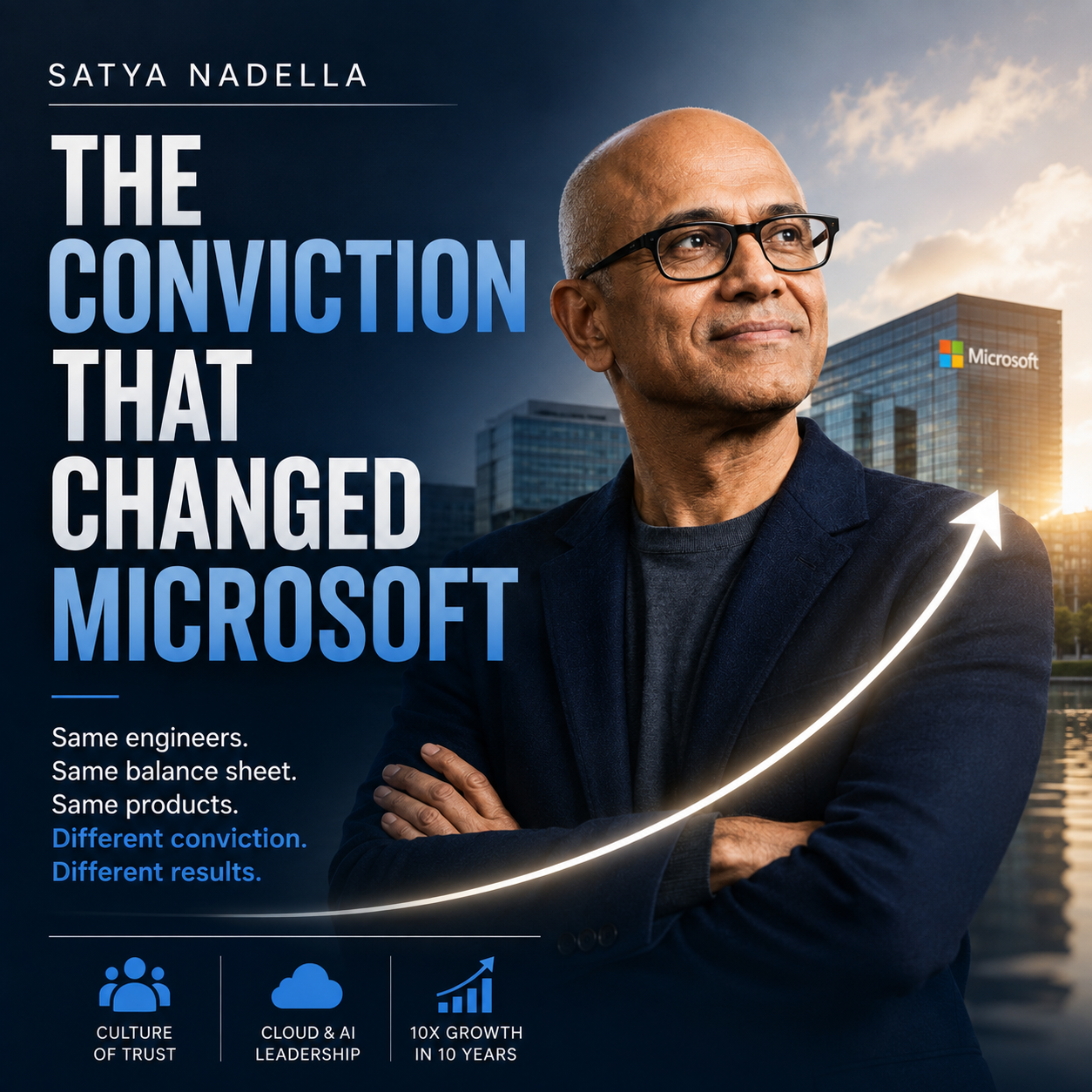 Satya Nadella and the Conviction That Changed Microsoft