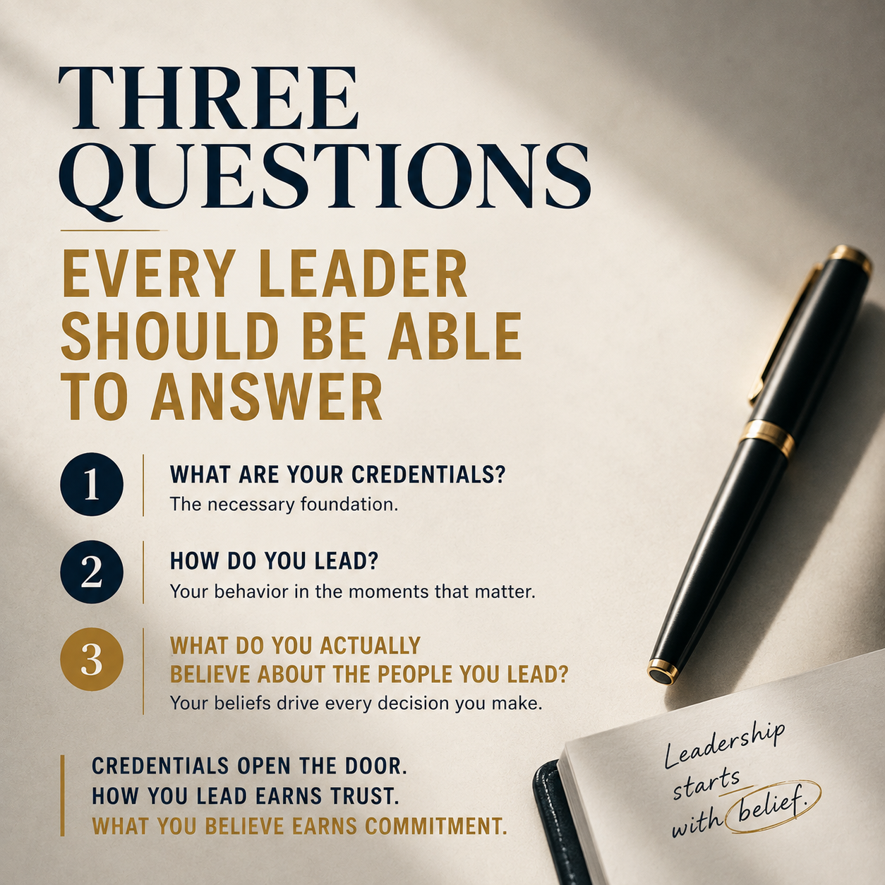Three Questions Every Leader Should Be Able to Answer