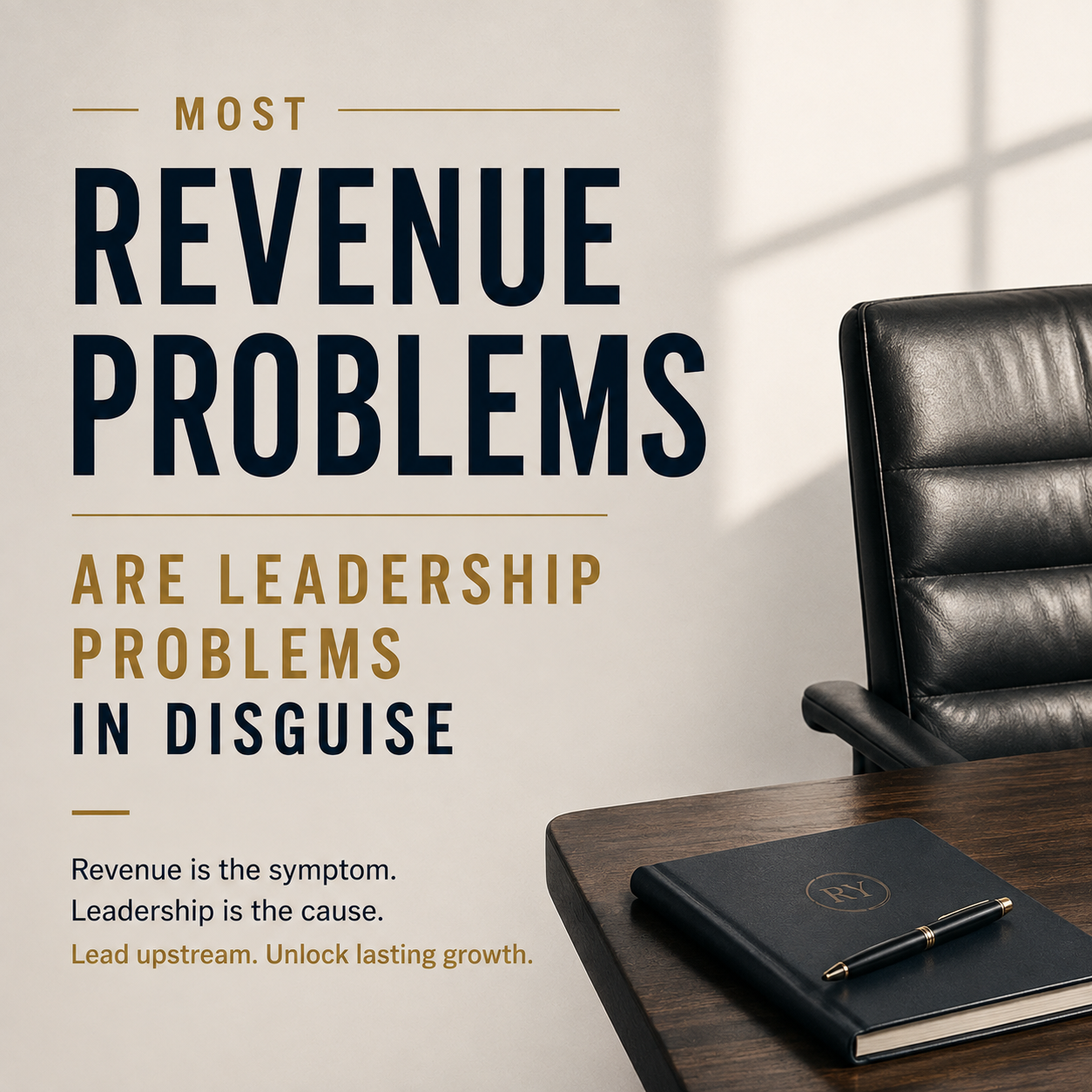 Most Revenue Problems Are Leadership Problems in Disguise