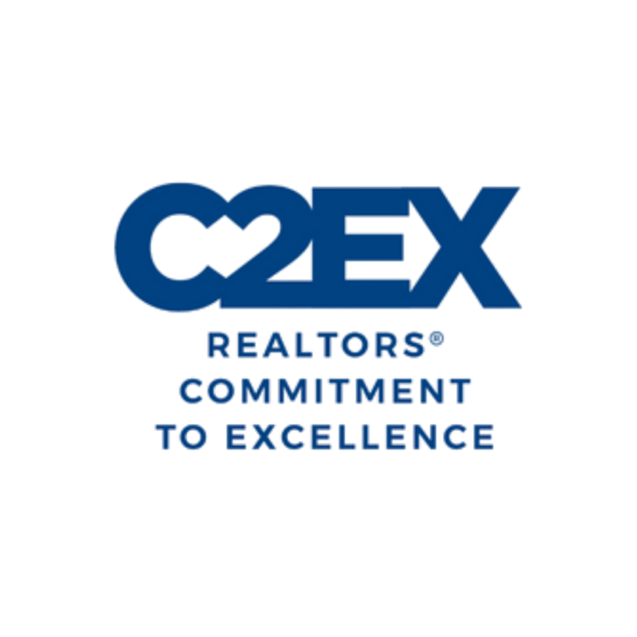 C2EX logo with the tagline "Realtors' Commitment to Excellence" in blue text.