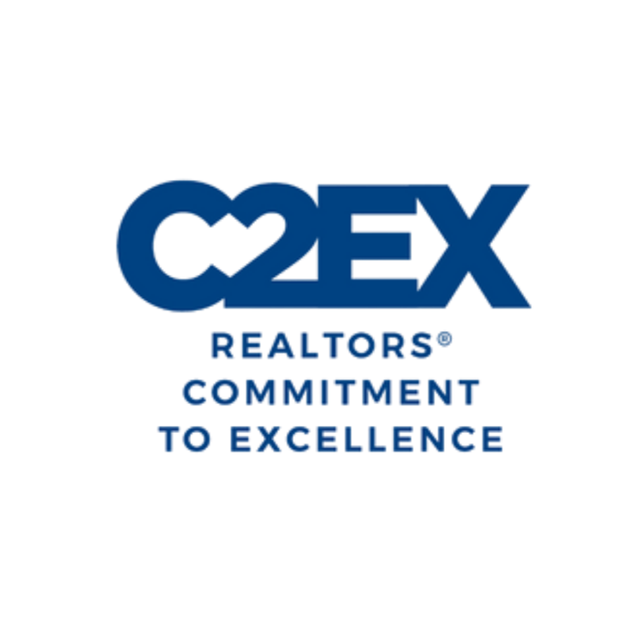 C2EX logo with the text: REALTORS' commitment to excellence.