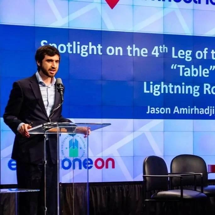 Jason Amirhadji presenting at HUD's 2019 ConnectHomeUSA Summit