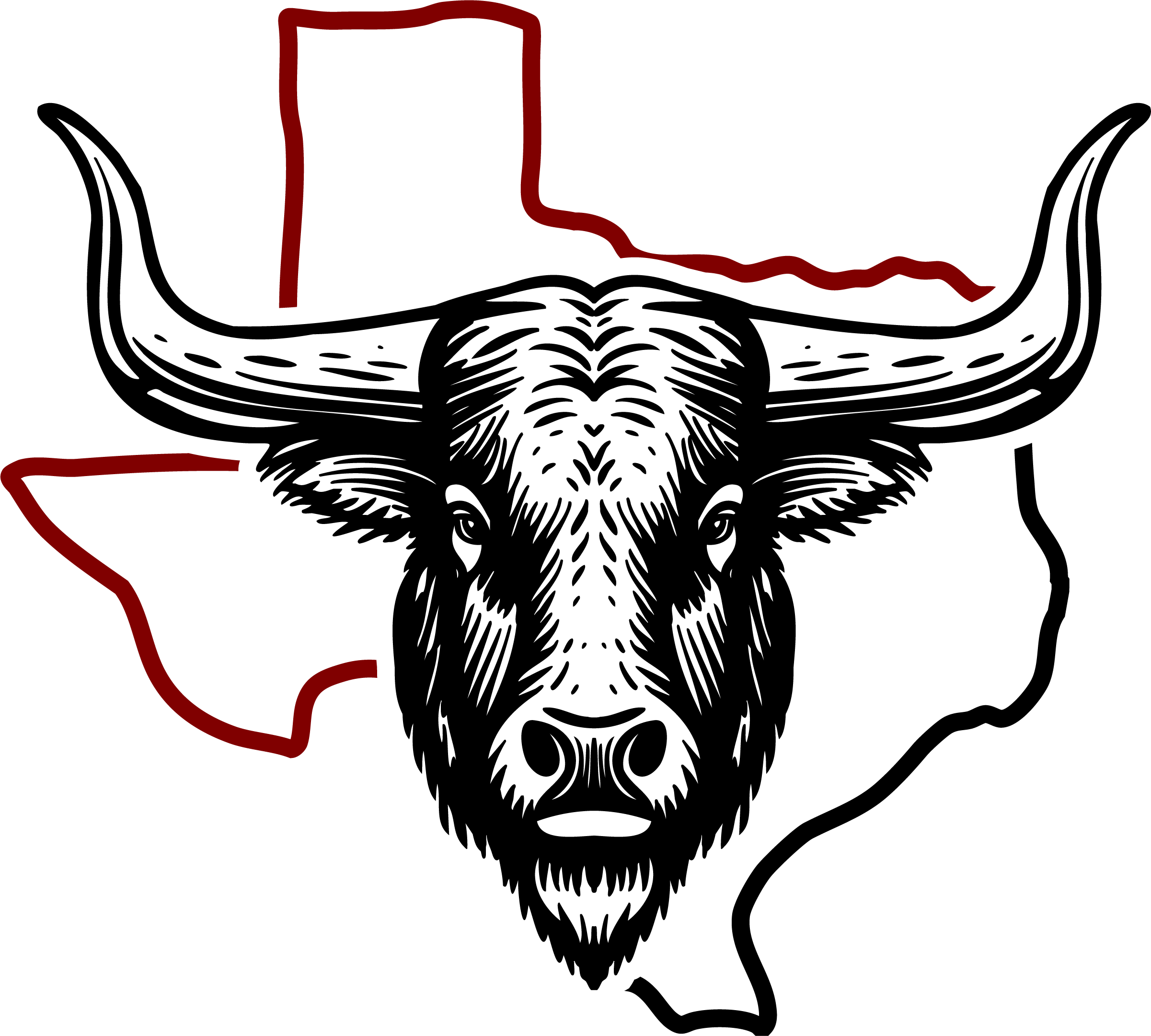 A black background with a red outline map of the state of Alabama.