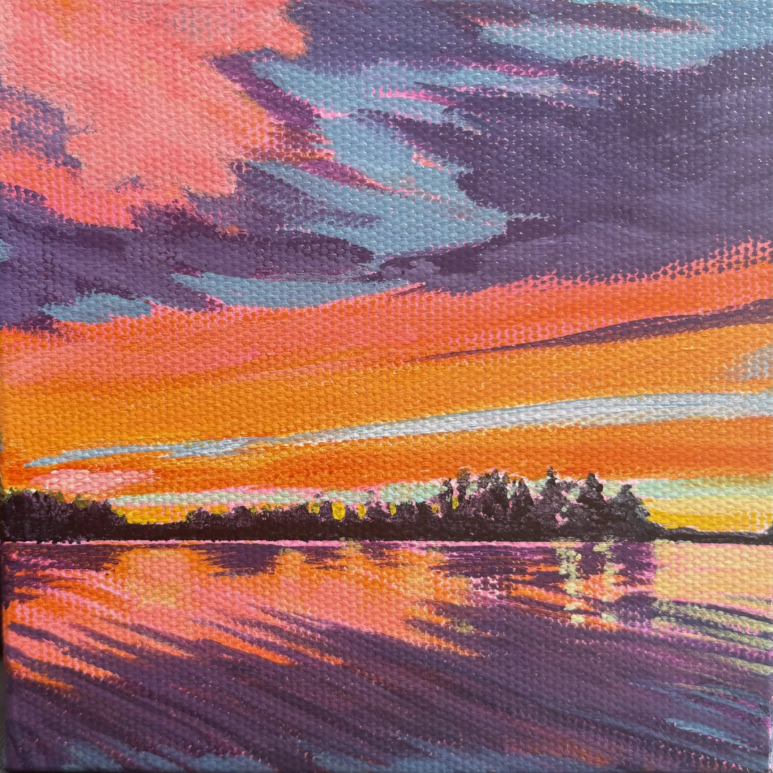 Orange Streaks Sunset