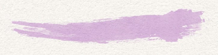 A light purple brushstroke on a white background.