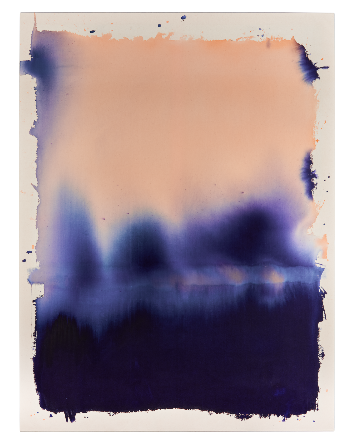 DANCE IN THE DESERT /
2024 / 
200 x 160 cm /
Tusche und Tinte auf roher Baumwolle