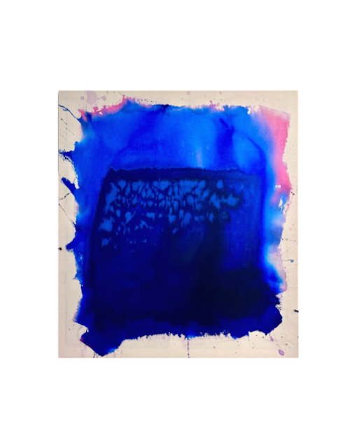 FUNKY DEEP SEA /
2022 / 
100 x 90 cm /
Tusche auf Baumwolle
