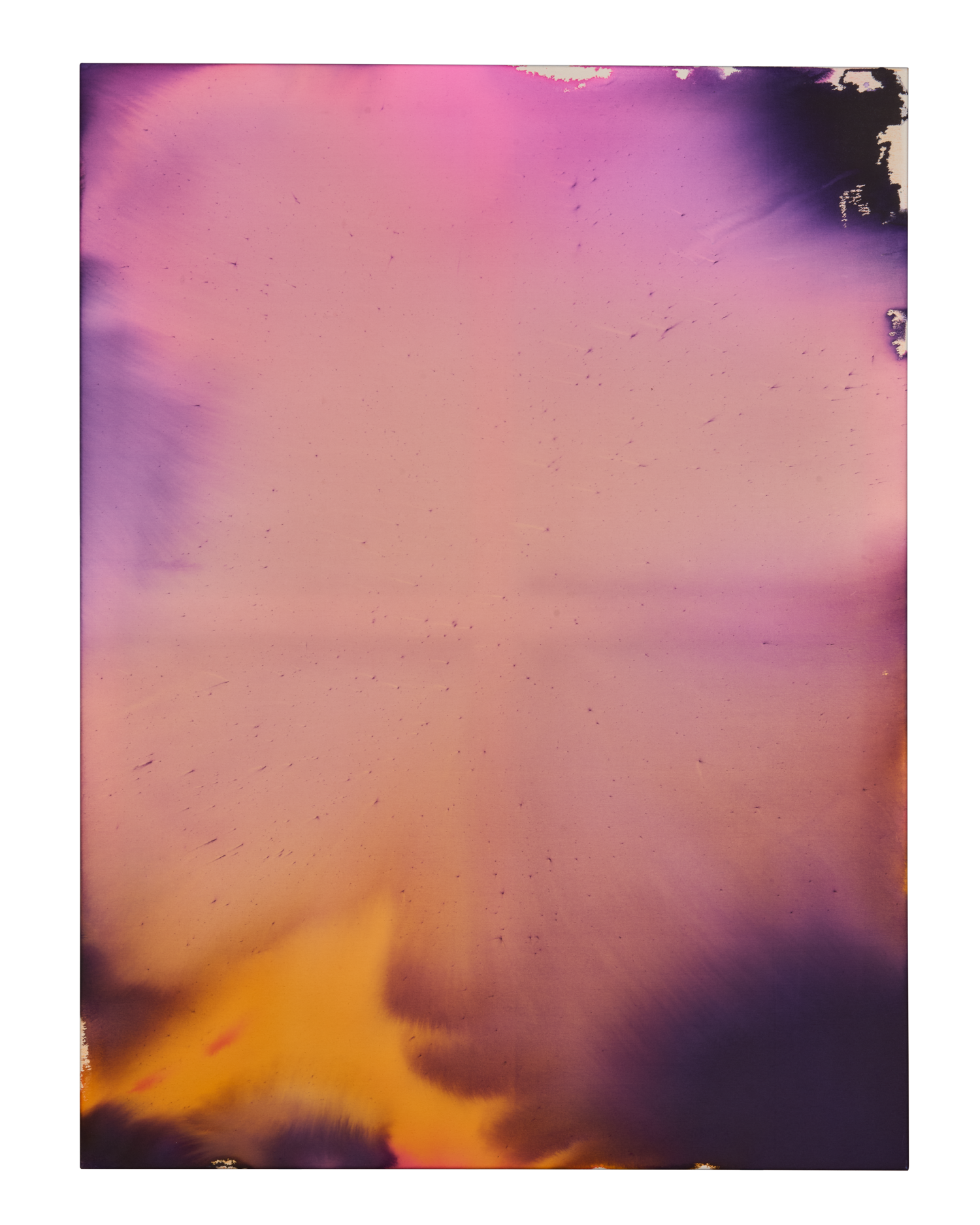 COLOGNE SUNDOWN / 
2025 / 
160 x 120 cm / 
Tusche und Tinte auf Baumwolle