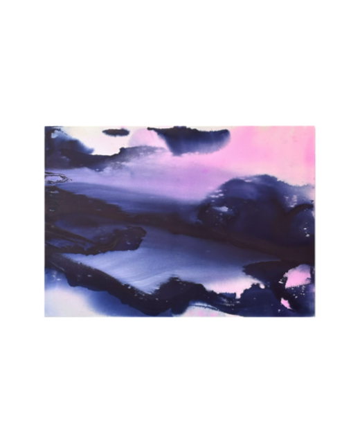 PEACEFUL PINK / 
2024 / 
140 x 100 cm / 
Tusche und Tinte auf Baumwolle /
verfügbar