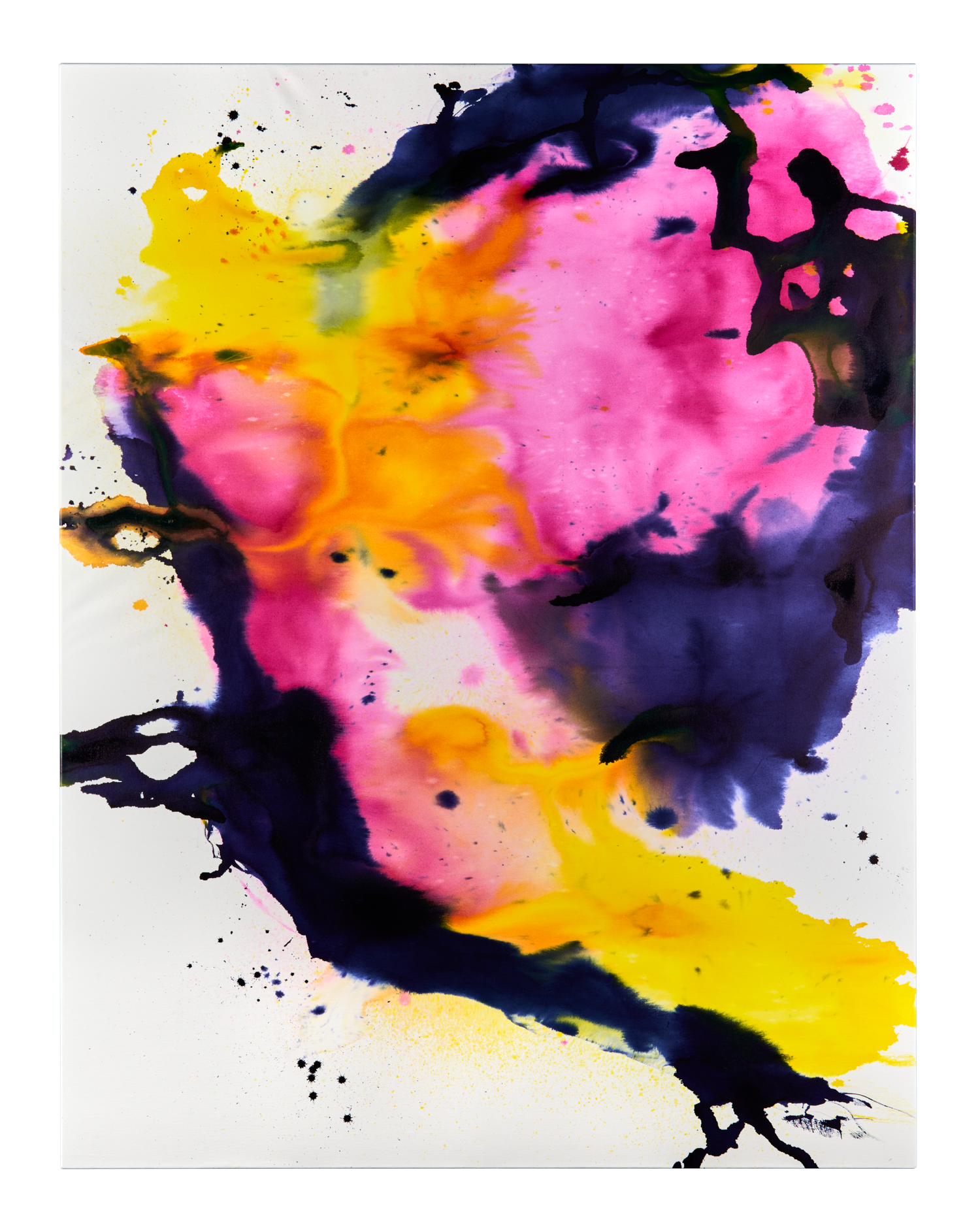 URKNALL /
2022 / 
180 x 140 cm /
Tusche auf Baumwolle