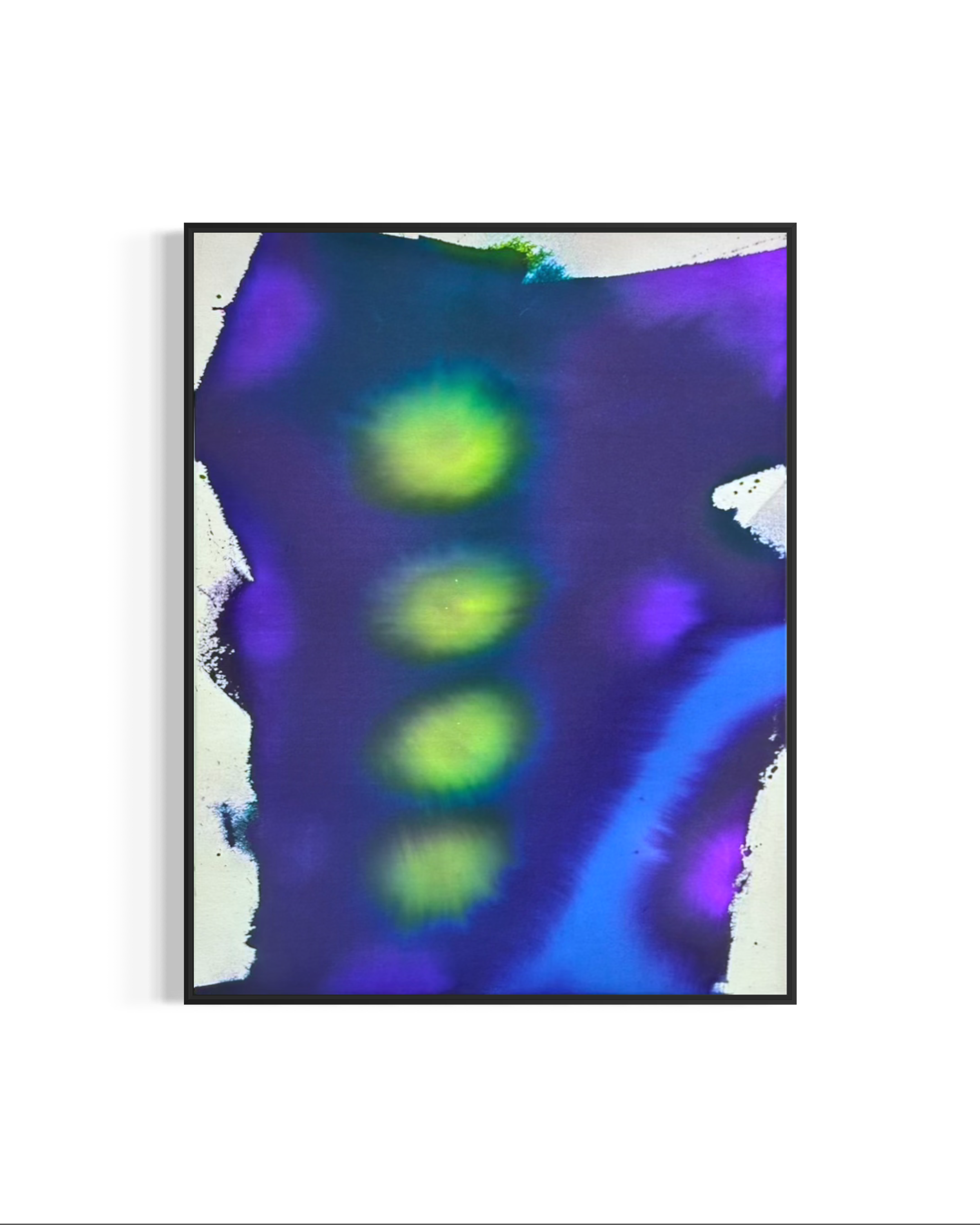 DER GROSCHEN FÄLLT /
2026 /
90 x 70 cm /
Tusche auf roher Baumwolle /
verfügbar