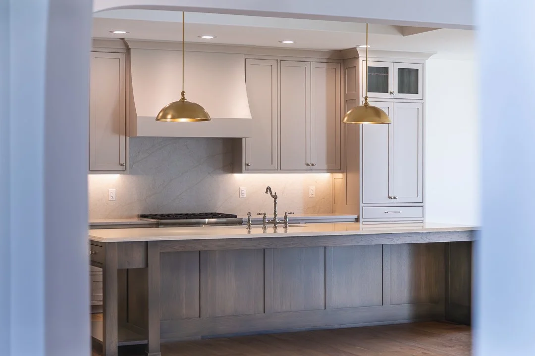 finished kitchen in custom home