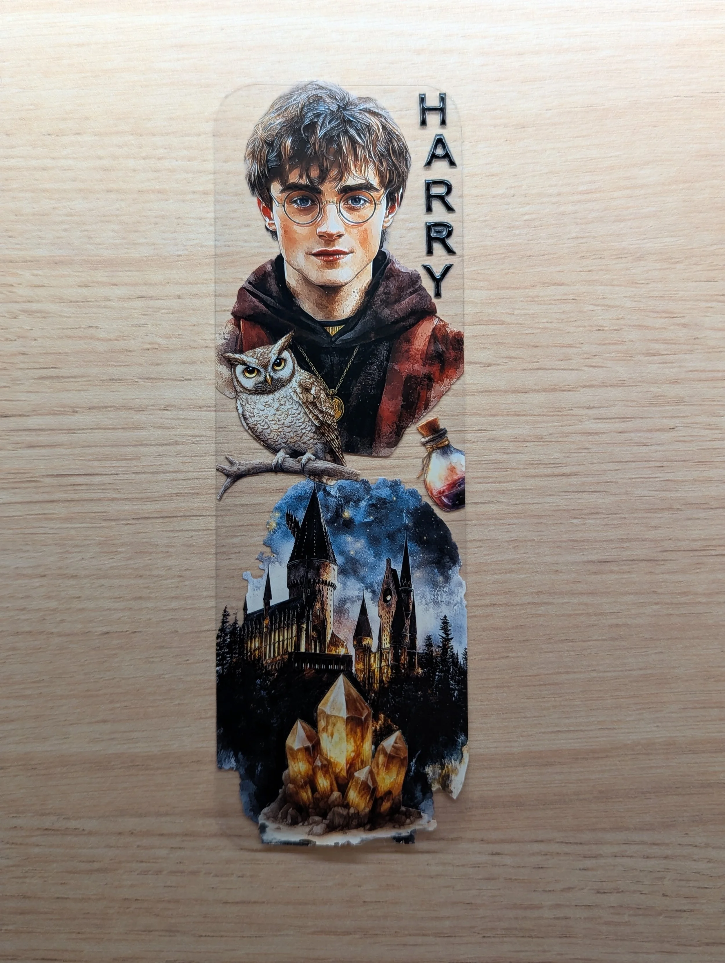 Marque-page Artistique en Journaling - Harry Potter