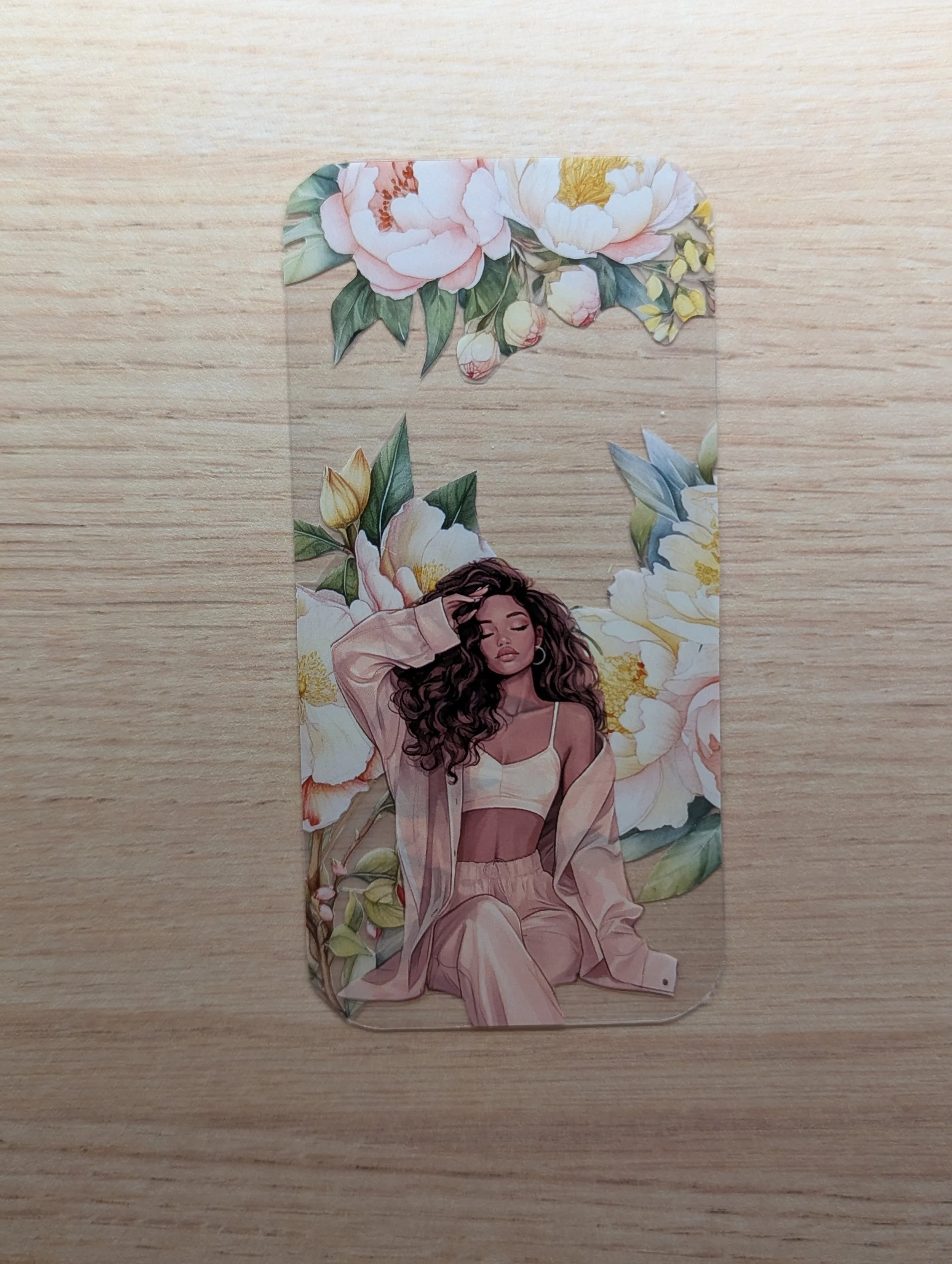 Marque-page Artistique en Journaling - reves fleuris