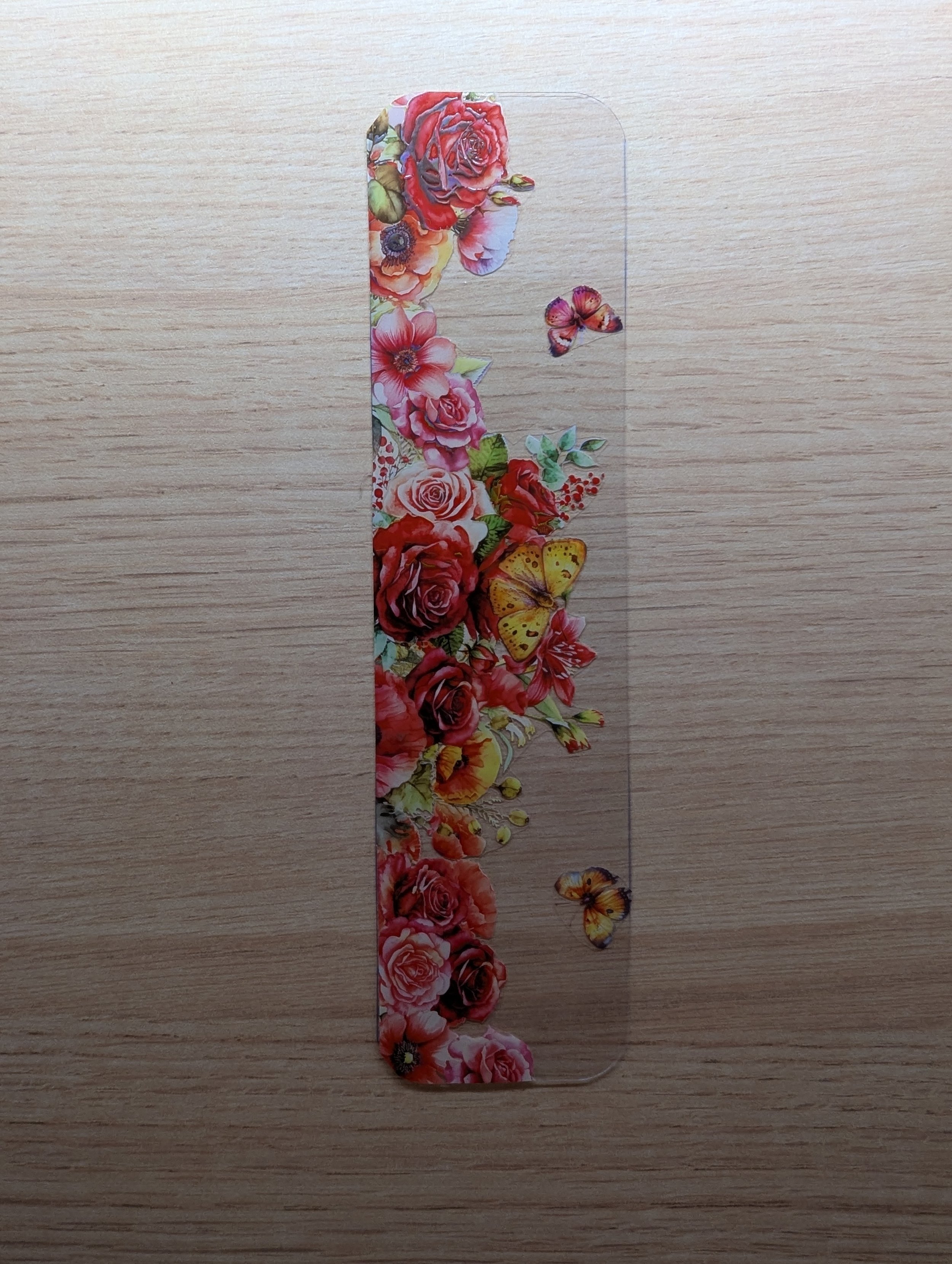 Marque-page Artistique en Journaling - roses