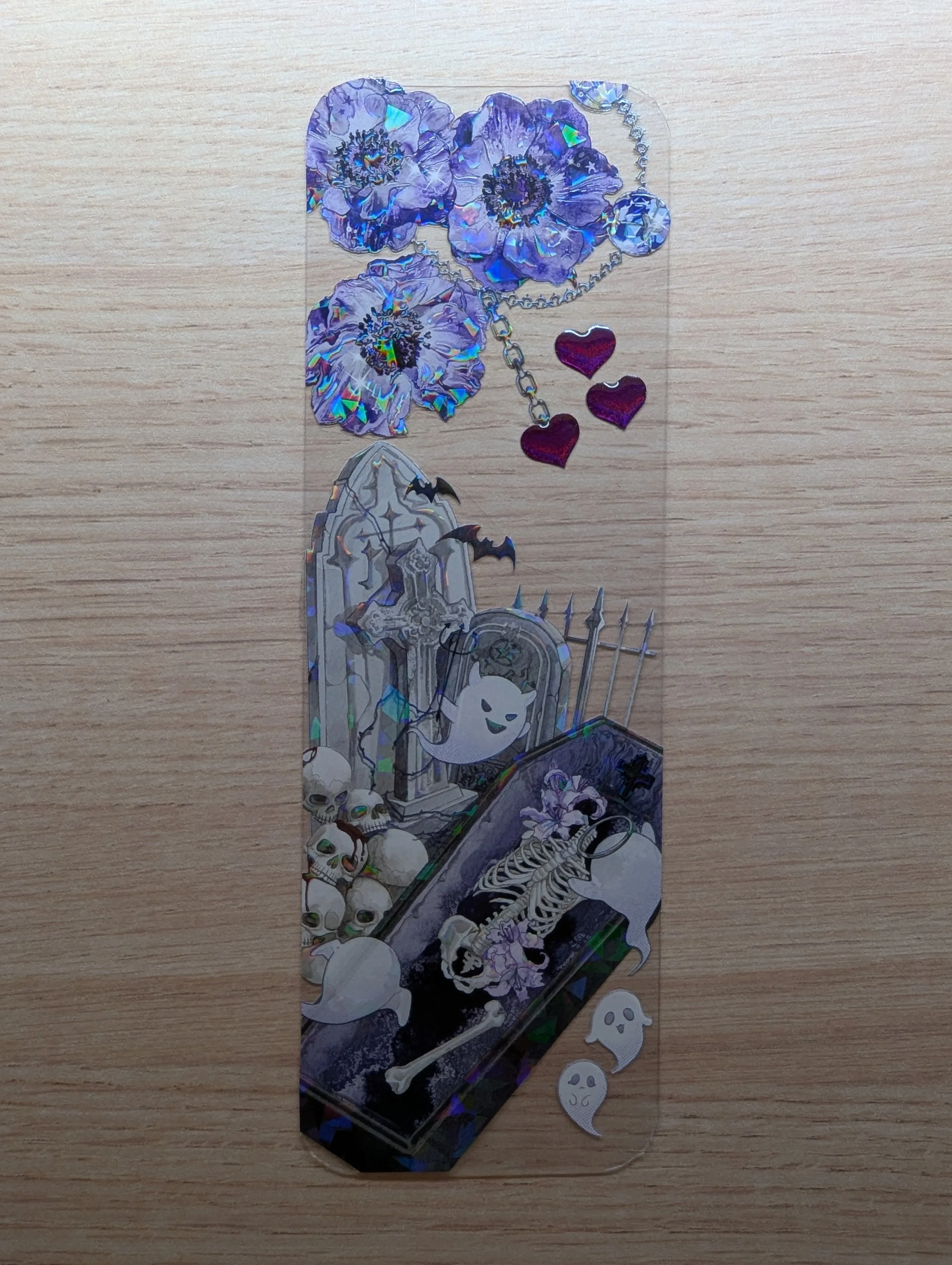 Marque-page Artistique en Journaling - fantome