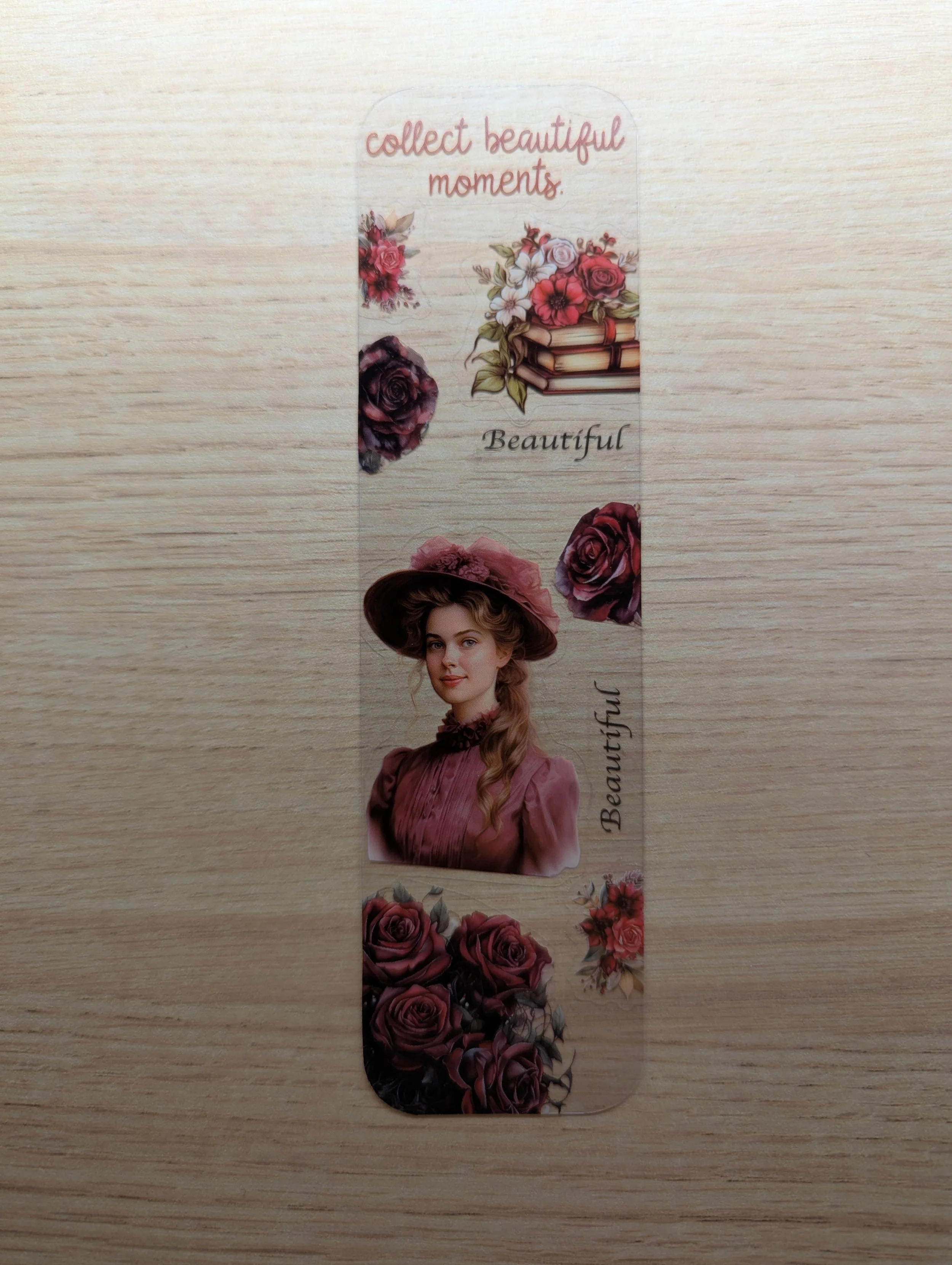 Marque-page Artistique en Journaling - beautiful moments