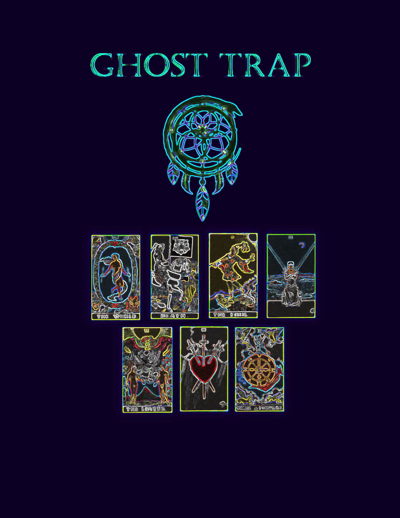 Ghost Trap Novel Cover Design Idea