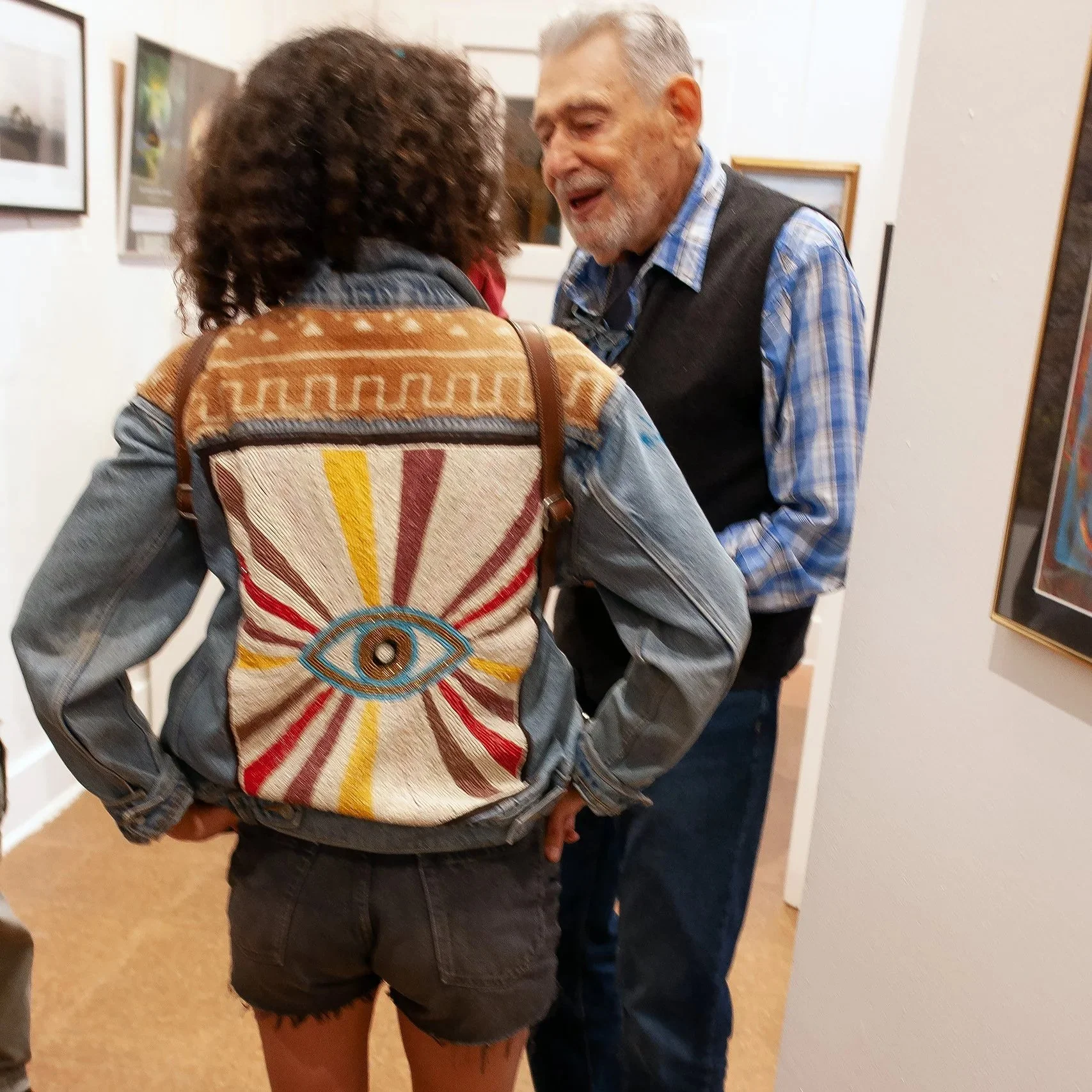 Attending San Geronimo Community Center Art Reception, May 2025