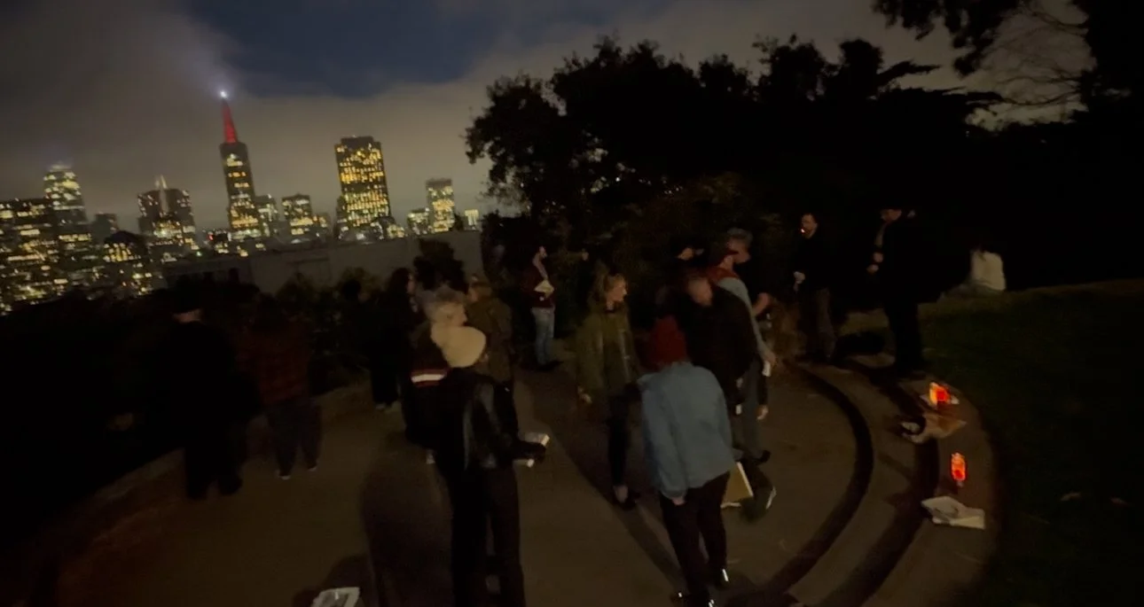 Reading at Coit Tower, First Fridays, San Francisco